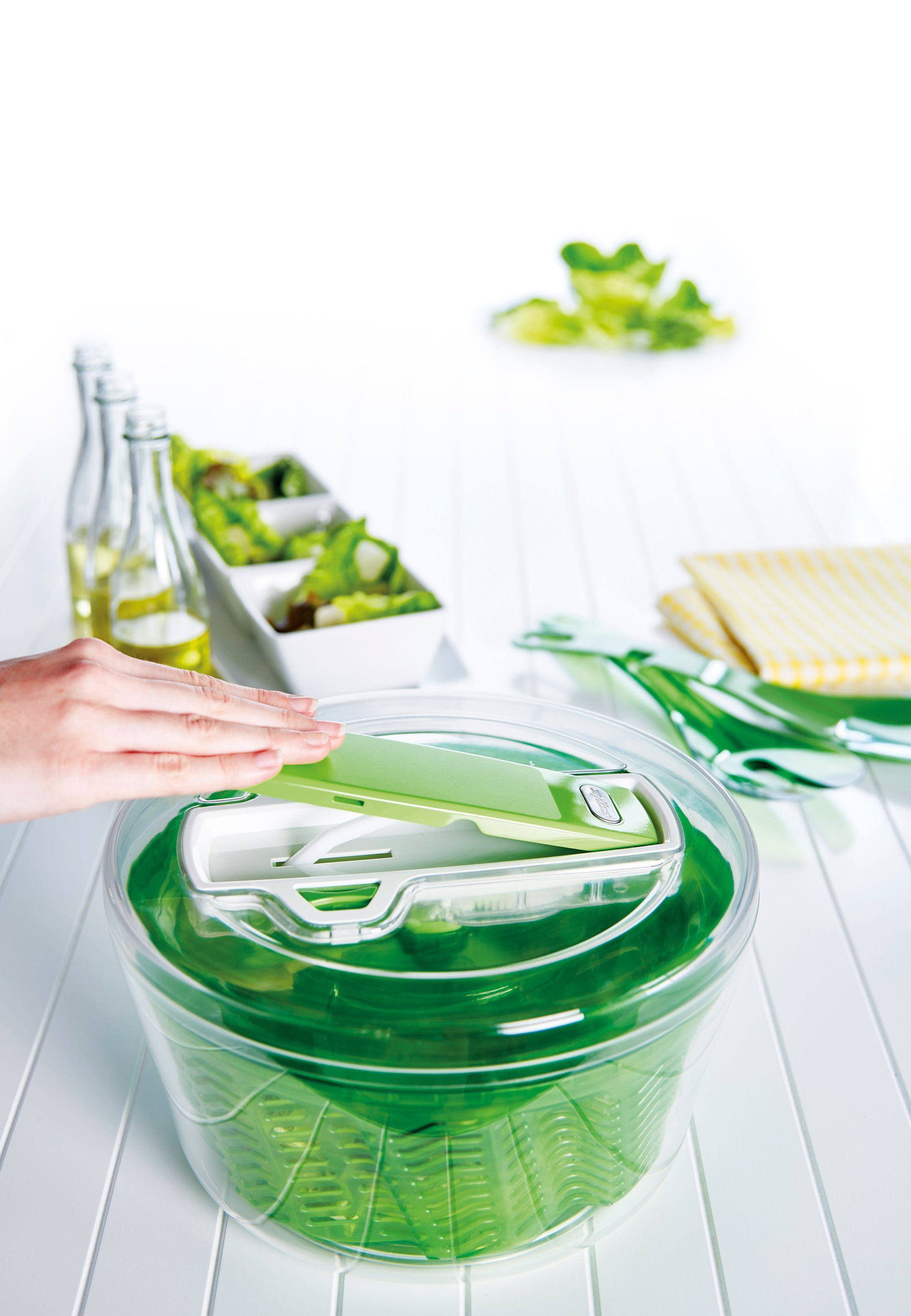 zyliss Salatschleuder Swift Dry, mit Aquavent-Technologie