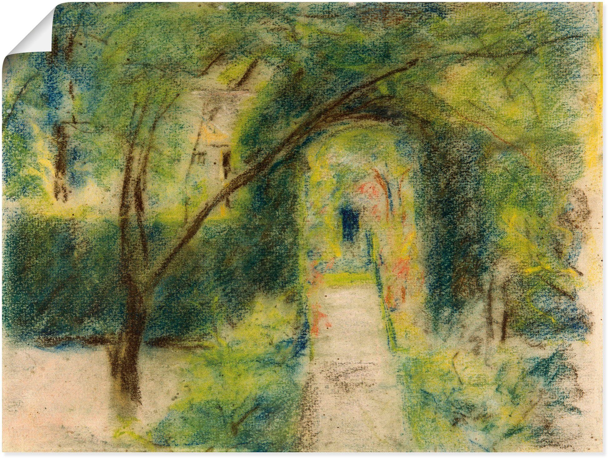Artland Wandbild »Garten am Wannsee.«, Gartenbilder (1 St), als Alubild