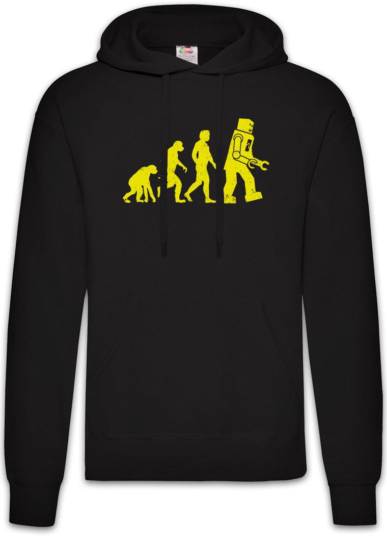 Hoodie The Big Black Robot Evolution Herren Hoodie Geek Triangle Bang Freak