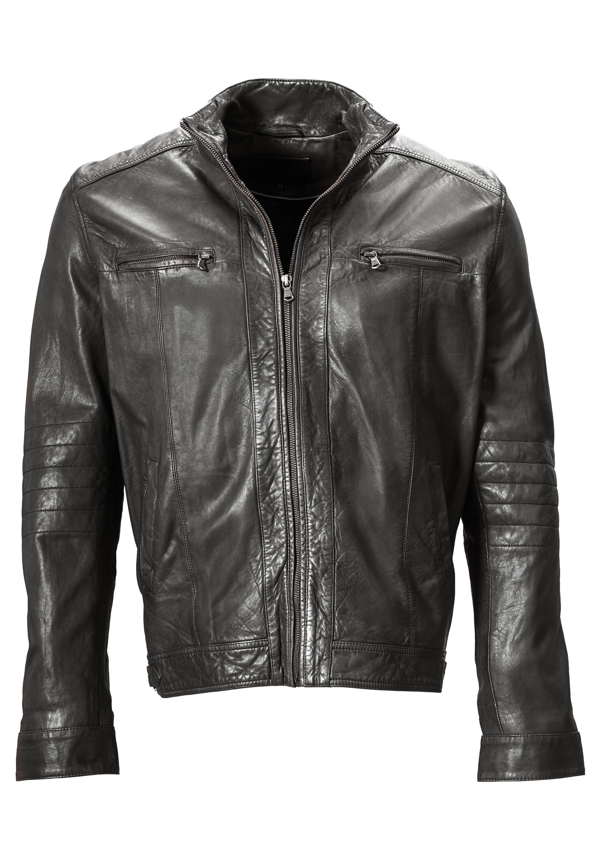 18N62 Lederjacke NEGASCON (1-St) aus weichem Leder