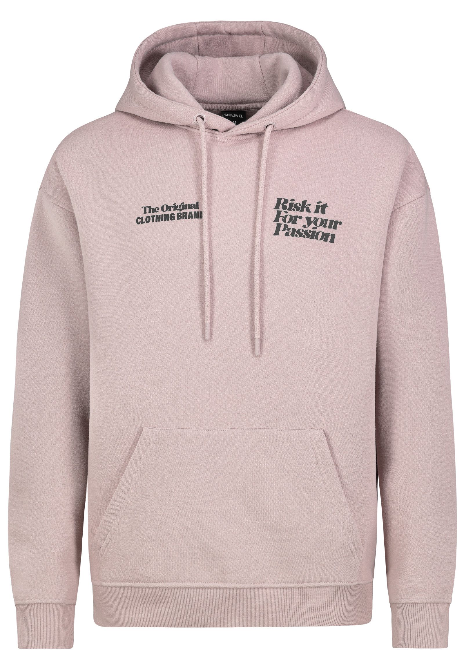 Hoodie Herren Kapuzenpullover mit auffälligem Backprint