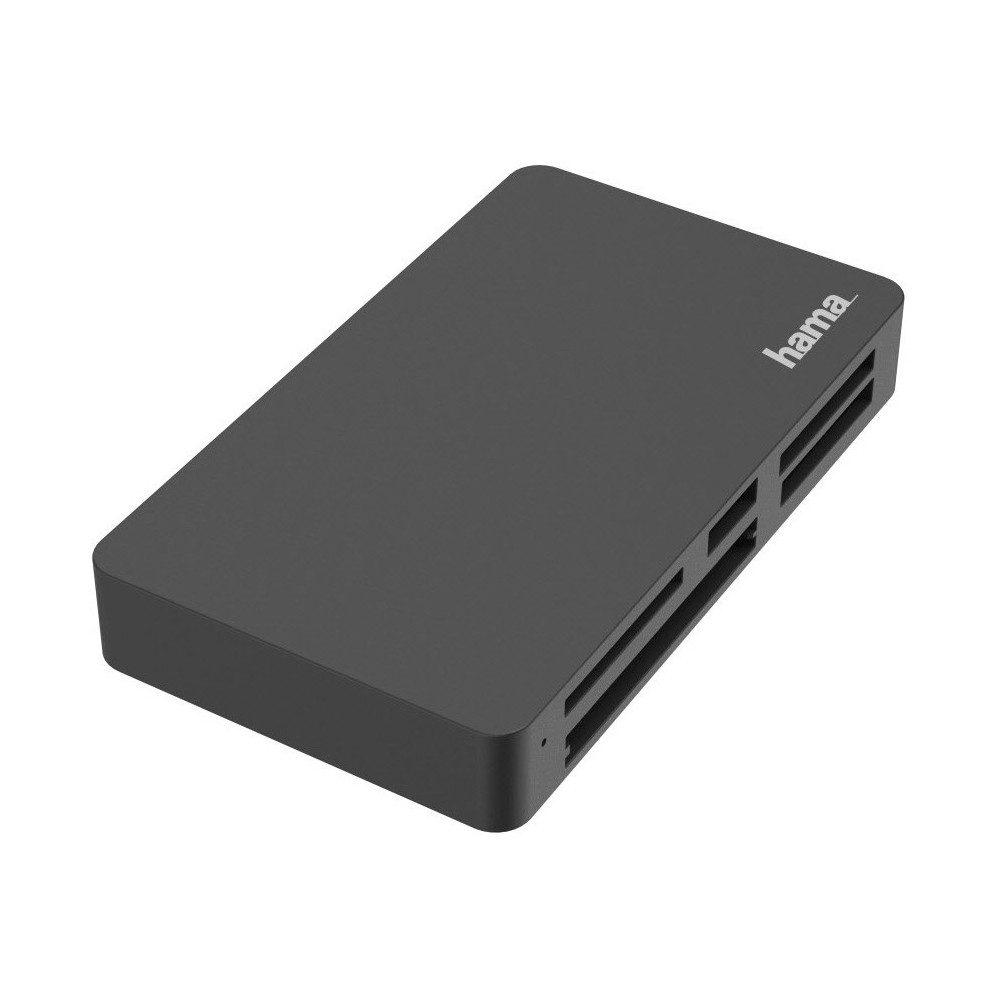 Hama HBCI-Chipkartenleser 00200128 USB-Kartenleser All in One Kartenleser schwarz, Kompaktes Design für einfache Handhabung