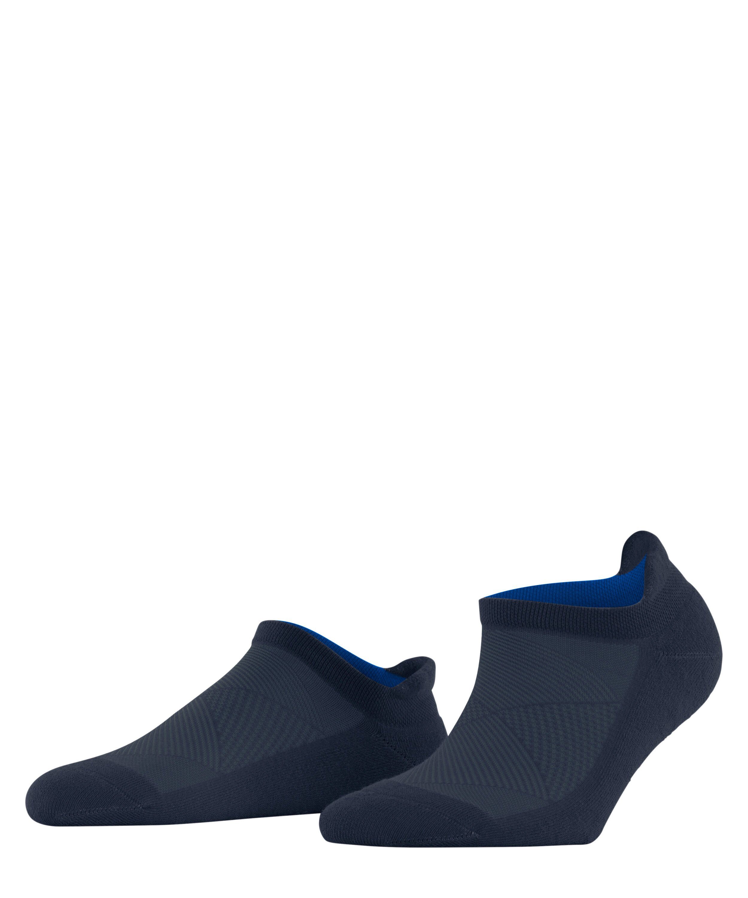 Burlington Sneakersocken Athleisure marine gepolsterter mit (6120) (1-Paar) Sohle leicht