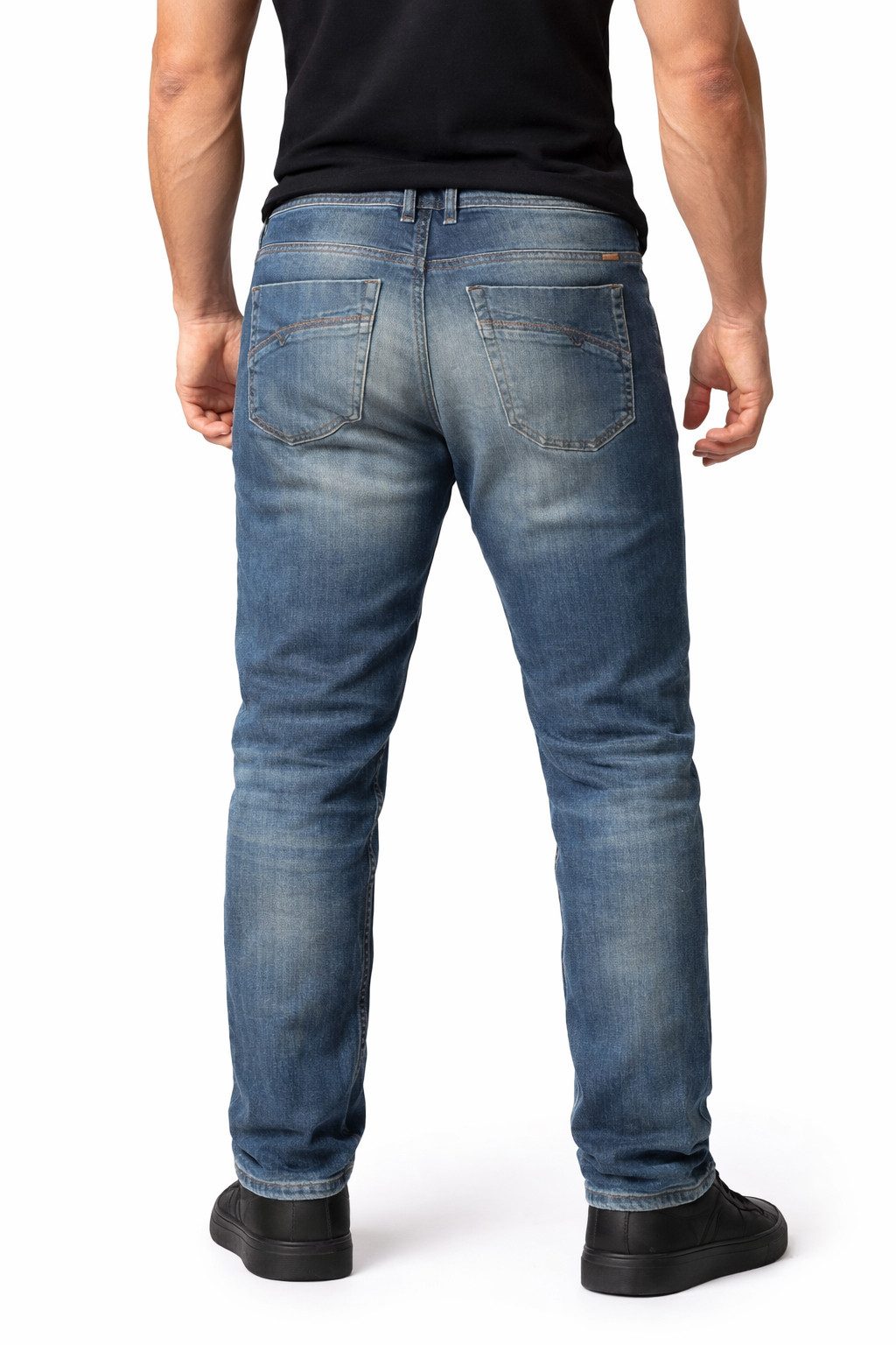 Diesel Tapered-fit-Jeans Diesel Herren Jeans Iakop 0830E
