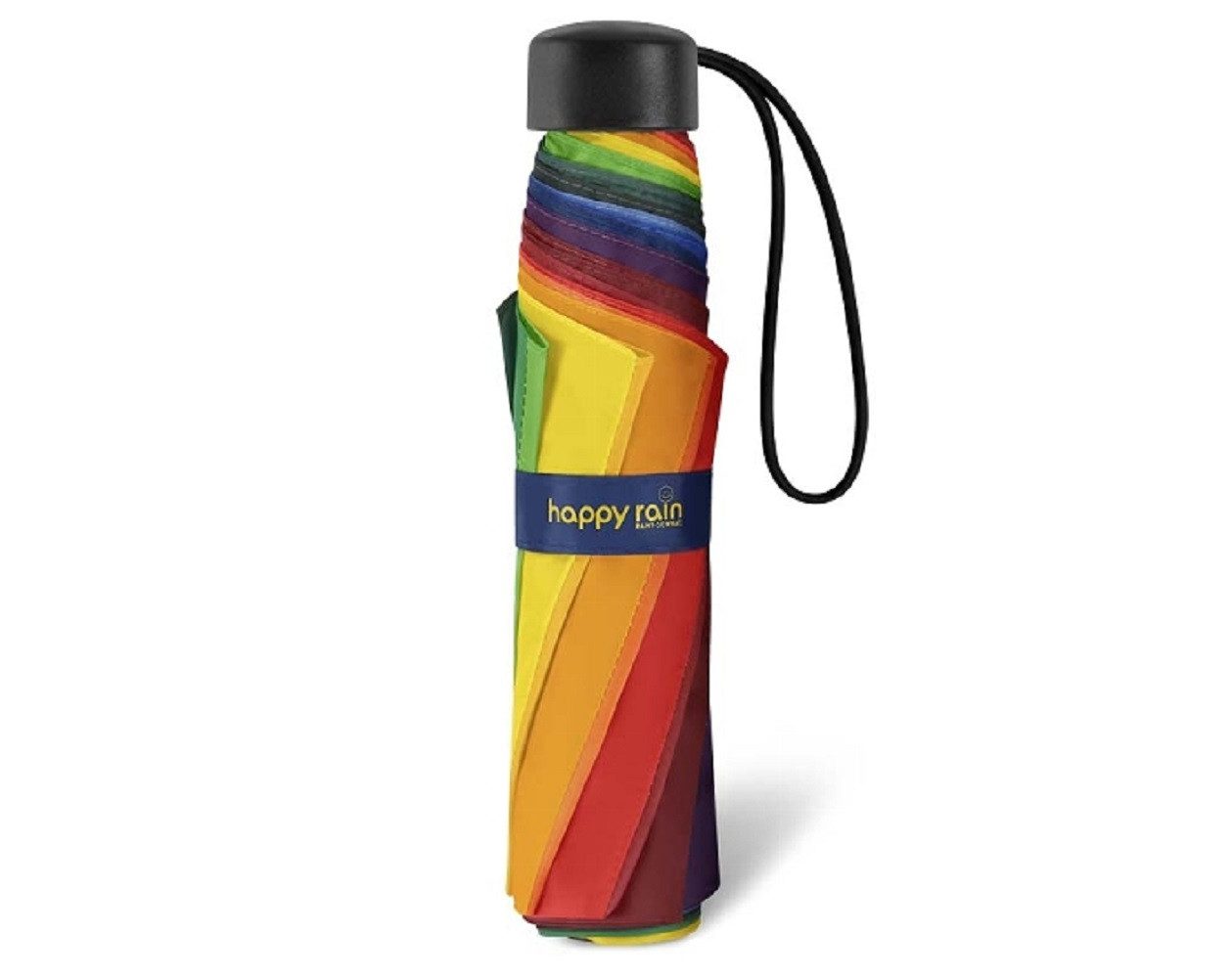 HAPPY RAIN Langregenschirm Essentials Super Mini Manuell multicolor, Windproof