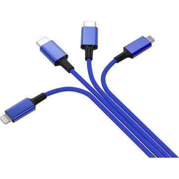 NO NAME Hydra ELITE 6in1 USB-Ladekabel Typ C, 2x USB-C®, USB-Kabel