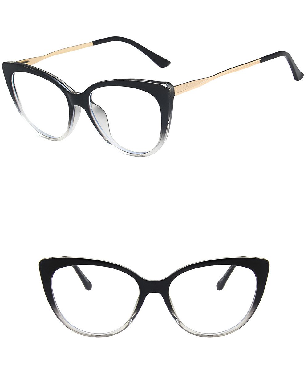 PACIEA Brille Cat Eye Blaulichtfilter Damen Anti-Müdigkeit Computer Gaming Schutz