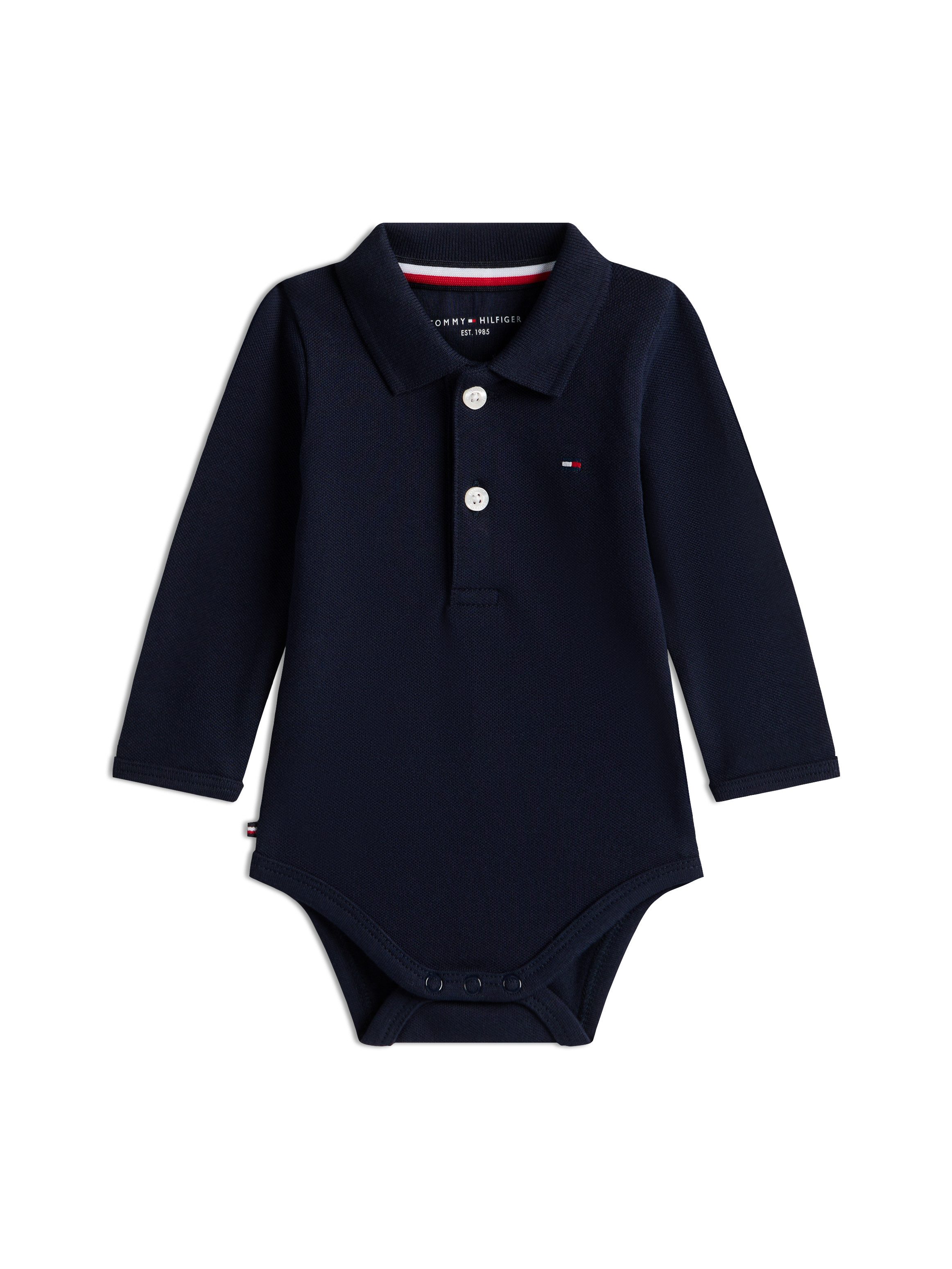 Tommy Hilfiger Neugeborenen-Geschenkset (Set, 2-tlg) Polo-Body aus Piqué als Geschenkset, für Babys