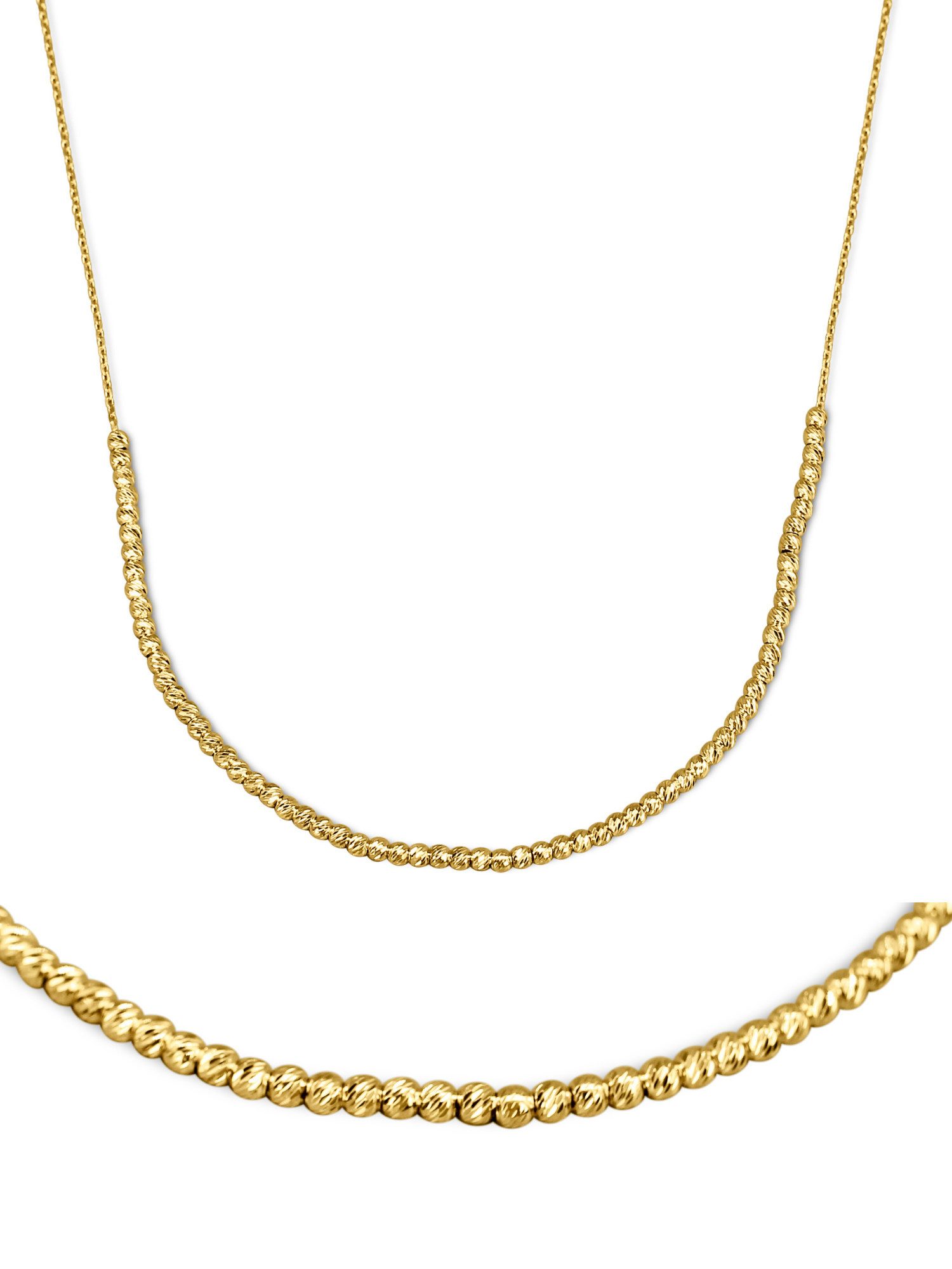Antares Gold Goldkette aus 585 er echt Gelbgold 14K mit Kugeln günstig online kaufen