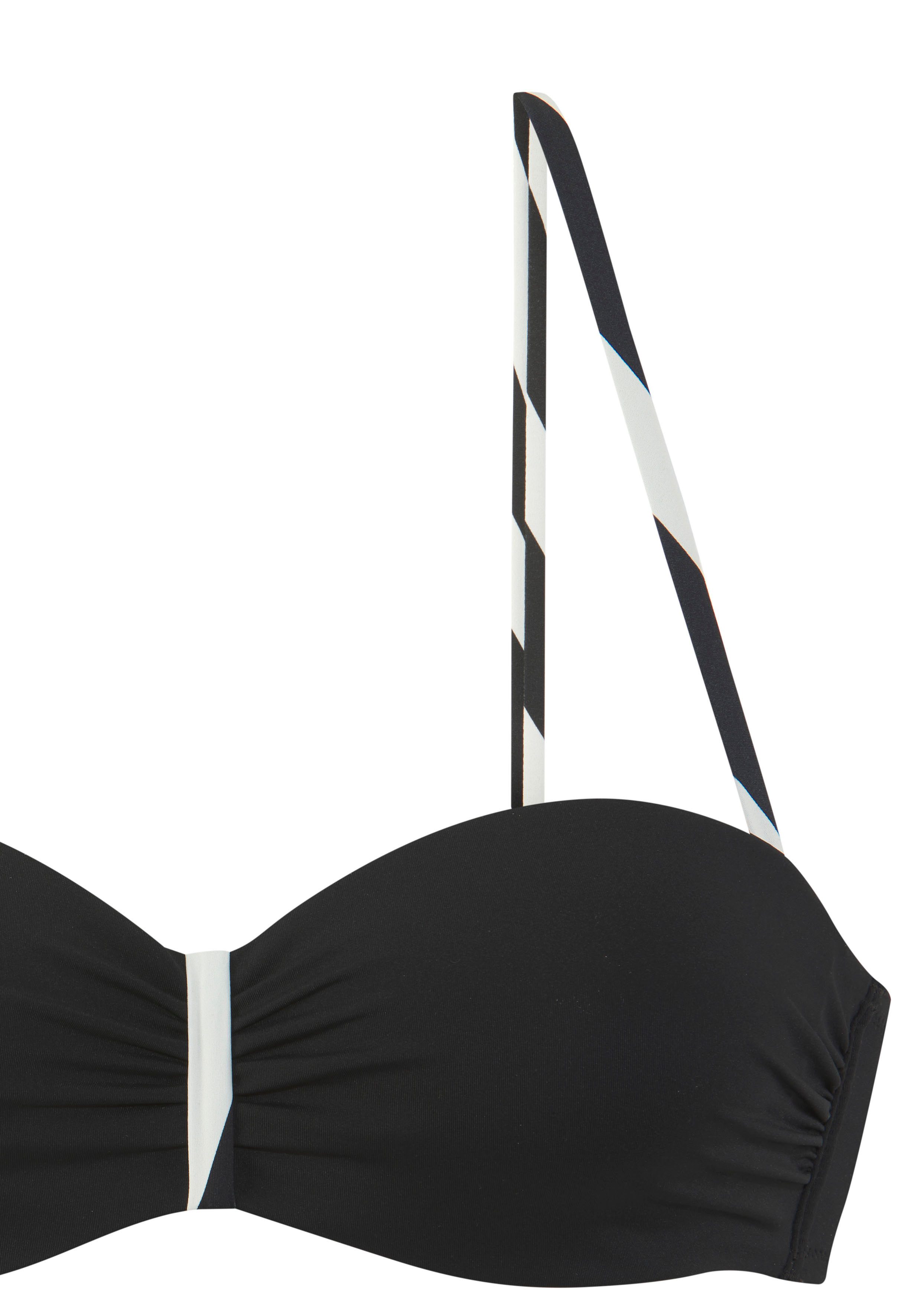 French Connection Bügel-Bandeau-Bikini Claire Mit kontrast Details – Bild 5 von 5