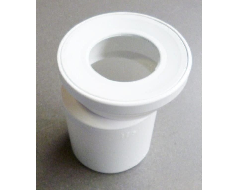 Spülrohr Wisa WC-Anschlußrohr weiß, 15 cm, mit