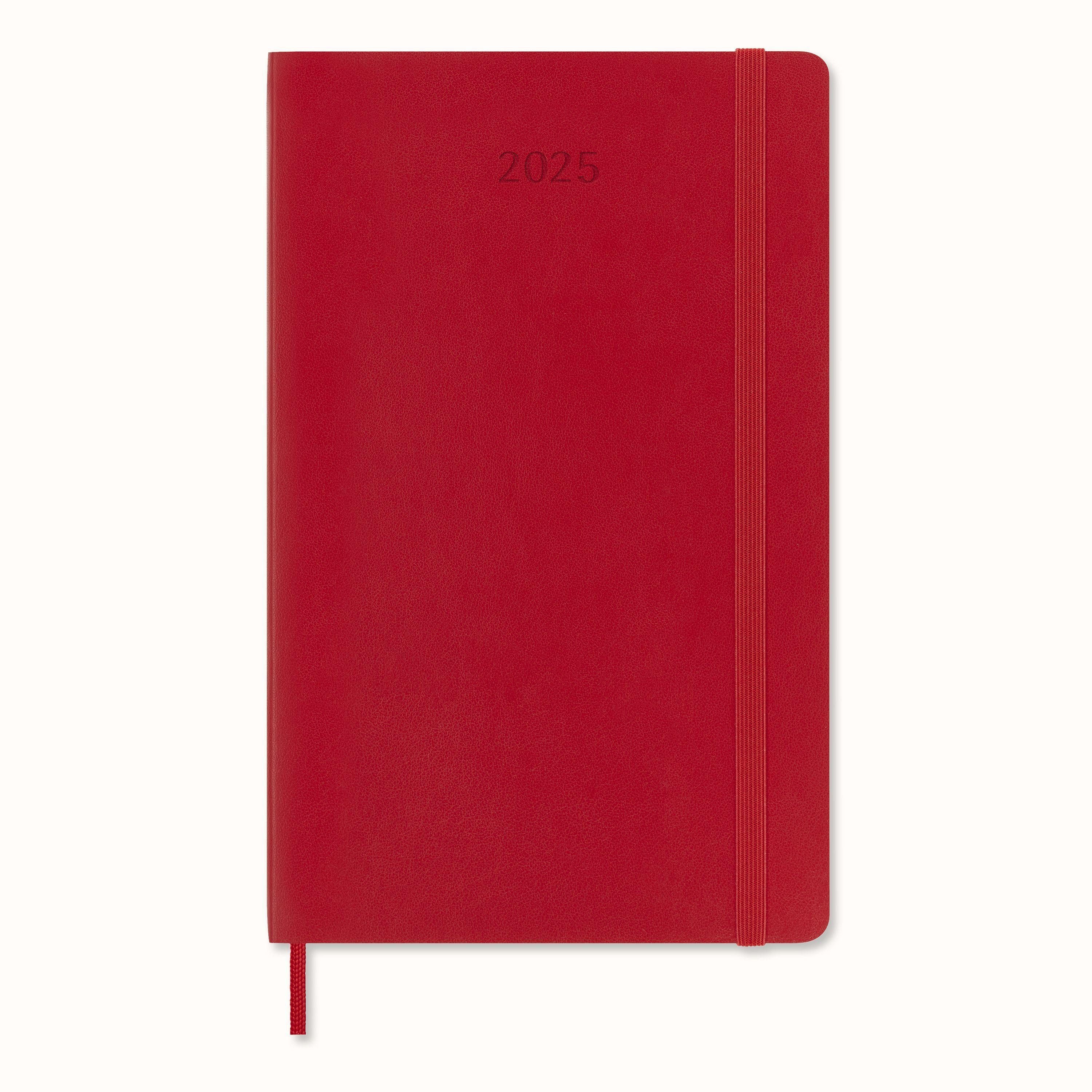 Terminkalender Moleskine 12 Monate Tageskalender 2025, Large/A5
