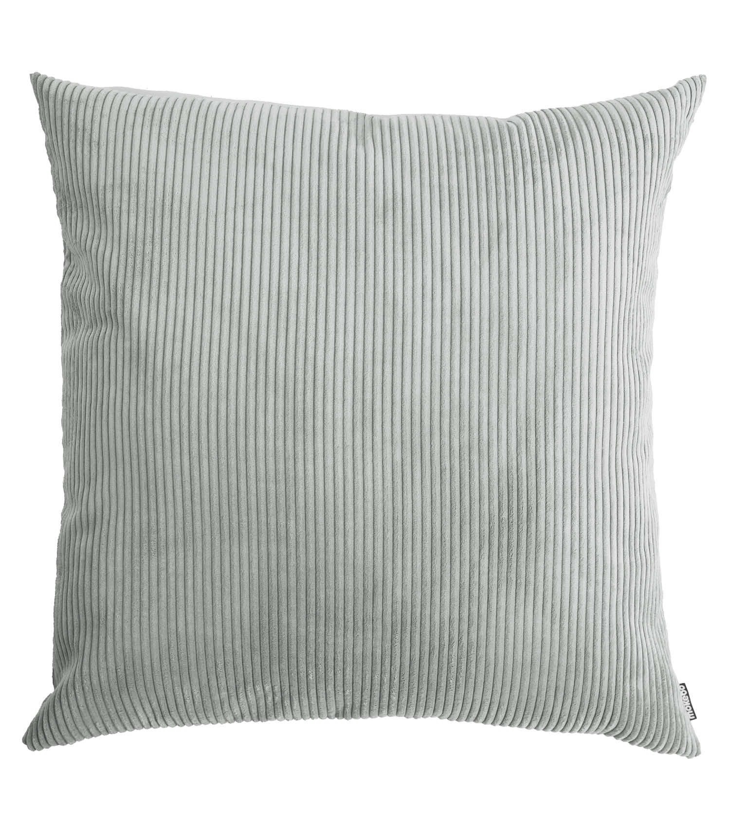 mokebo Sofakissen Das Anschmiegsame, (aus Cordstoff), auch als XXL Couchkissen, Riesenkissen oder Dekokissen in Grau
