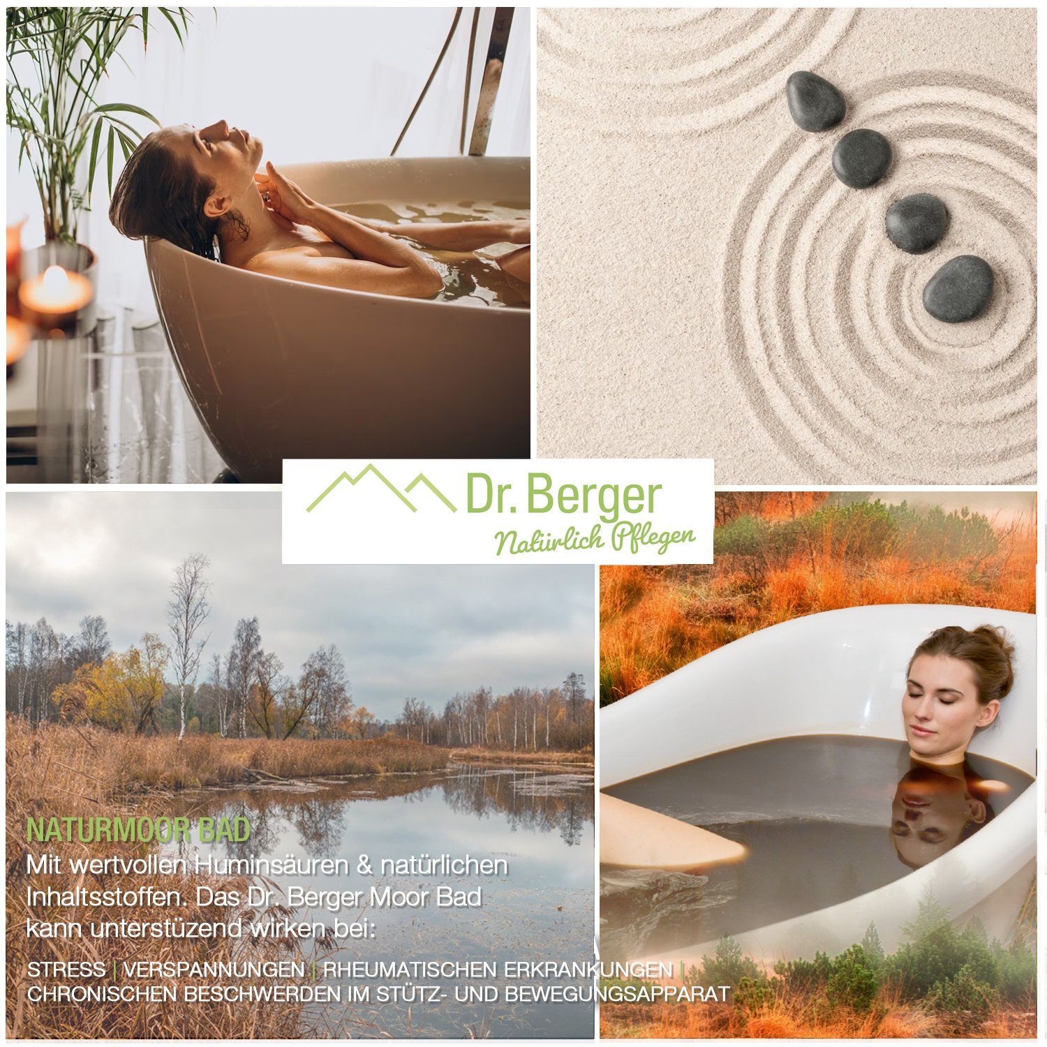 Dr. Berger Moorbad Naturmoor Bad, 100 % natürliches Moor