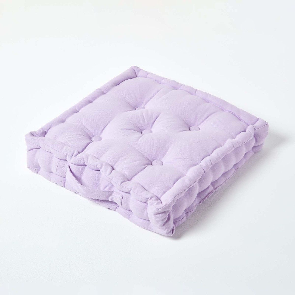 Homescapes Bodenkissen Sitzkissen Calico Mauve 40 günstig online kaufen