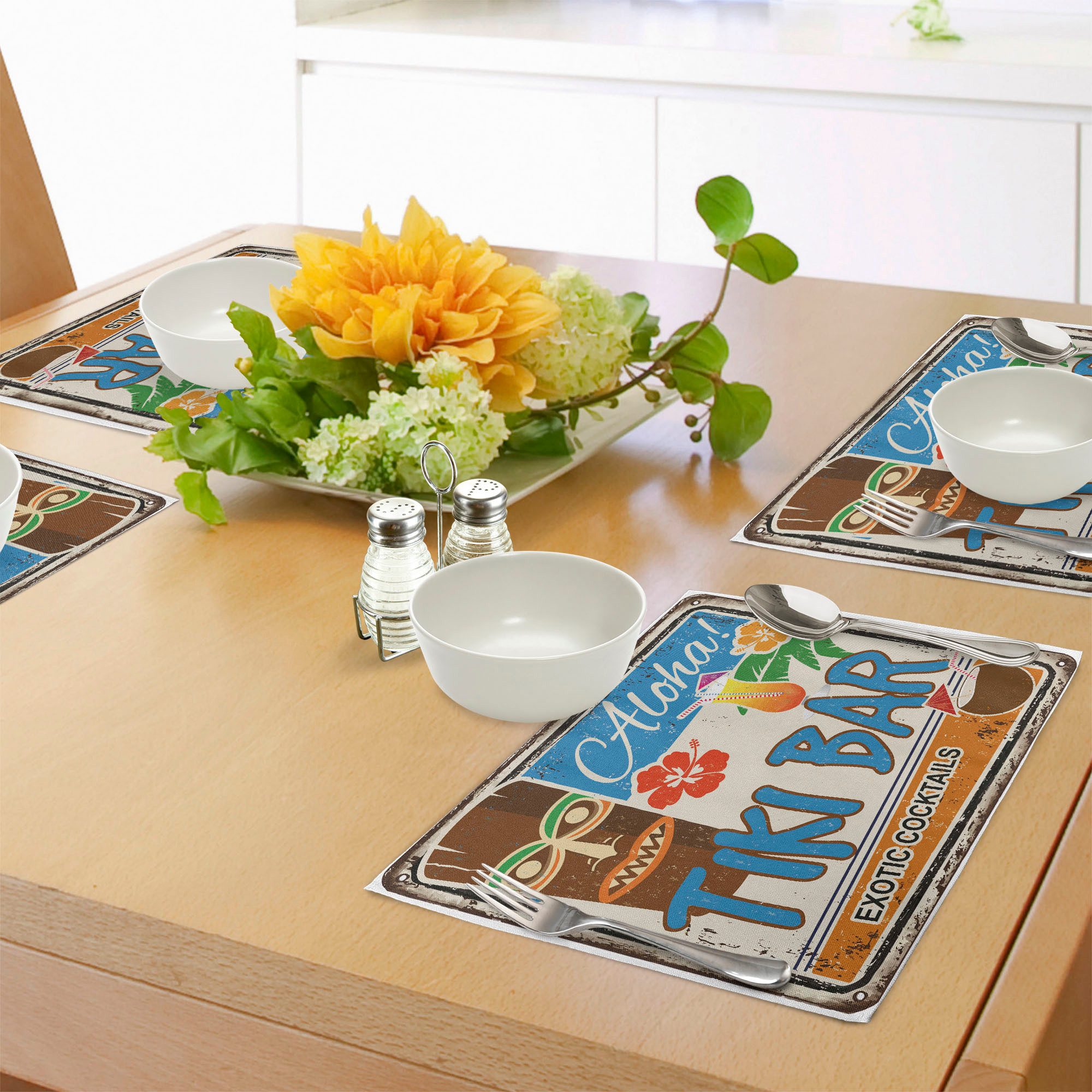 Abakuhaus Platzset Waschbare Stoff Esszimmer Küche günstig online kaufen
