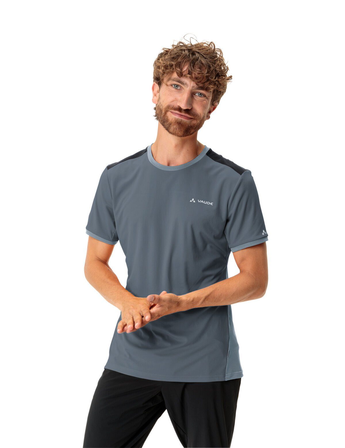 VAUDE T-Shirt Men's Scopi T-Shirt IV (1-tlg) Grüner Knopf