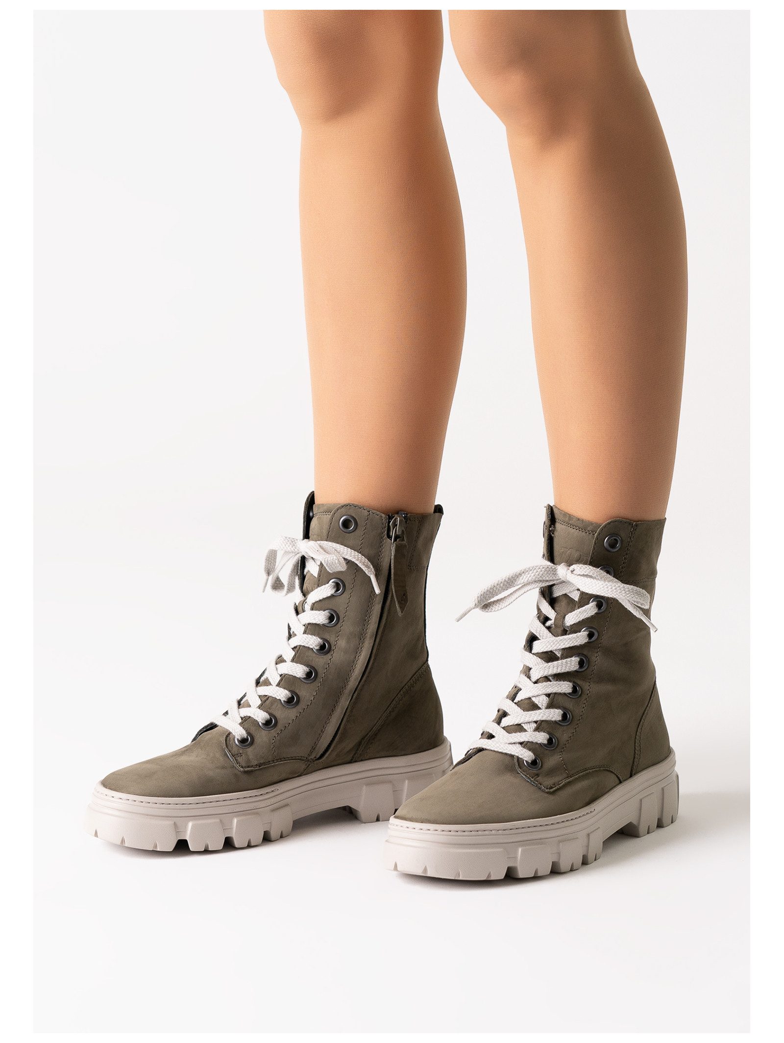 Paul Green Paul Green Stiefelette Nubukleder Schnürstiefelette