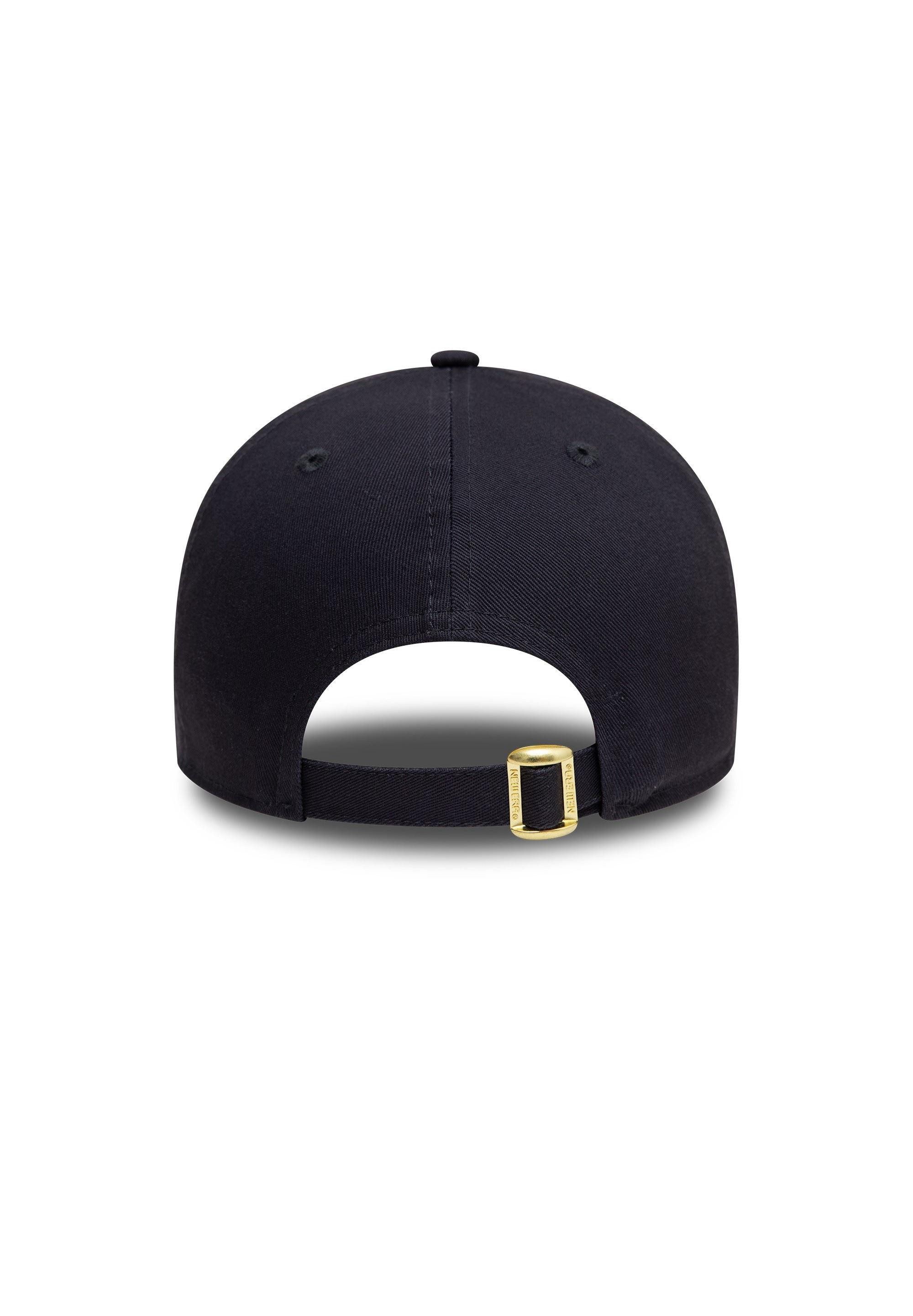 New Era Baseball Cap New York Yankees MLB Metallic Marineblau Verstellbare 9Forty Cap New E (1-St)