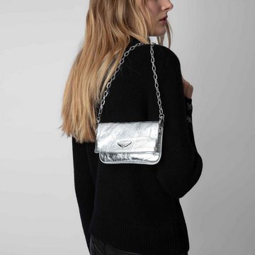 ZADIG & VOLTAIRE Handtasche Tasche ROCK NANO MUST CREASED METAL