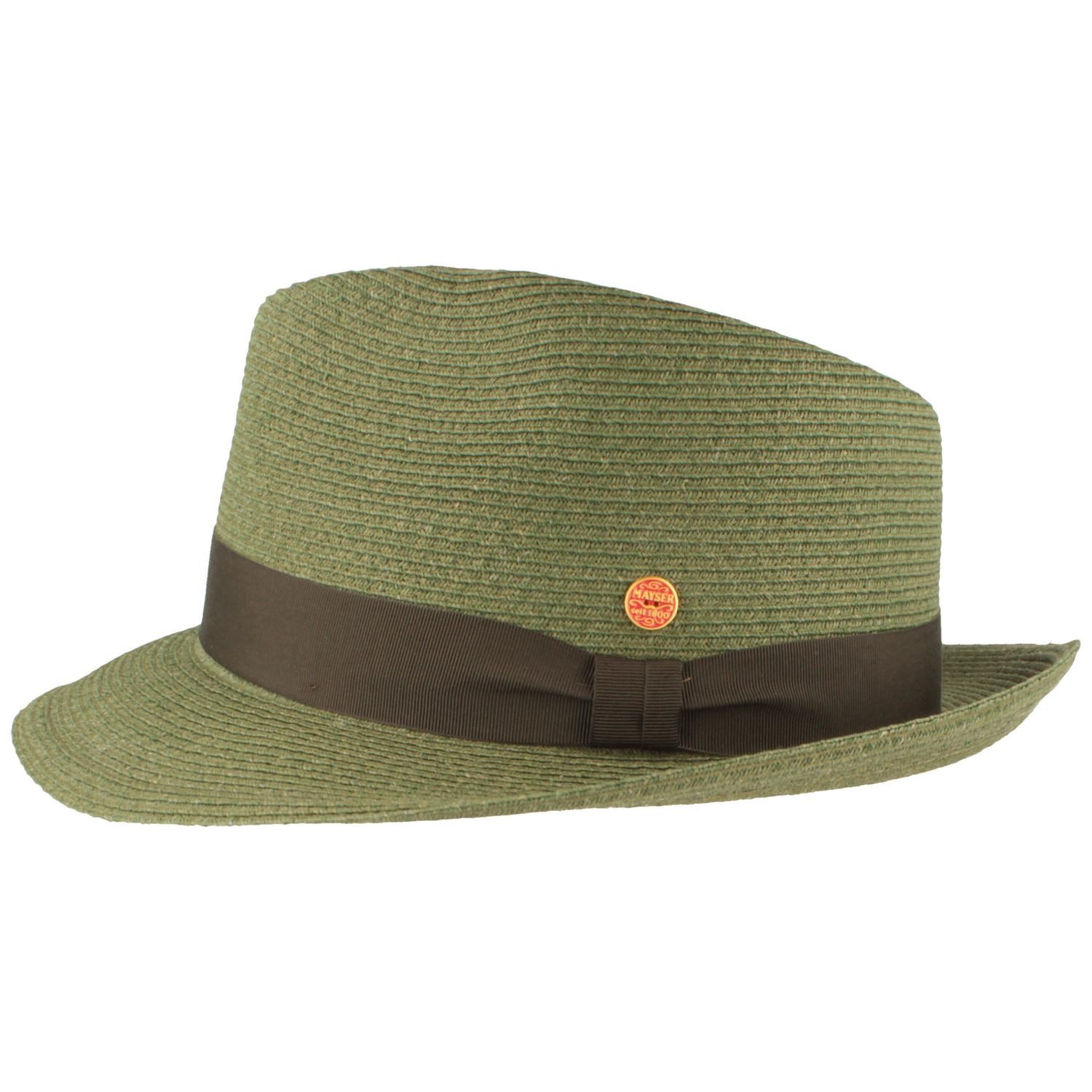 Mayser Strohhut knautschbarer Trilby Maleo mit UV Schutz 80