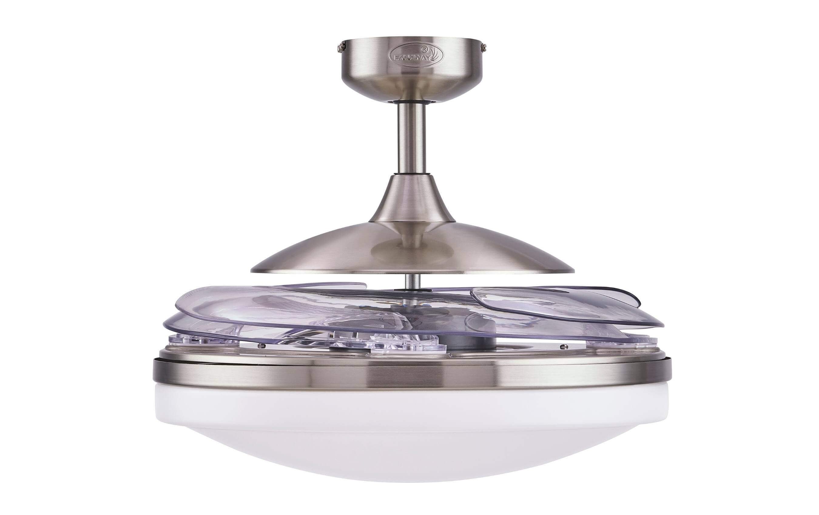 Beacon Deckenventilator Deckenventilator Fanaway Evo2 Endure Chrom gebürstet, Timer