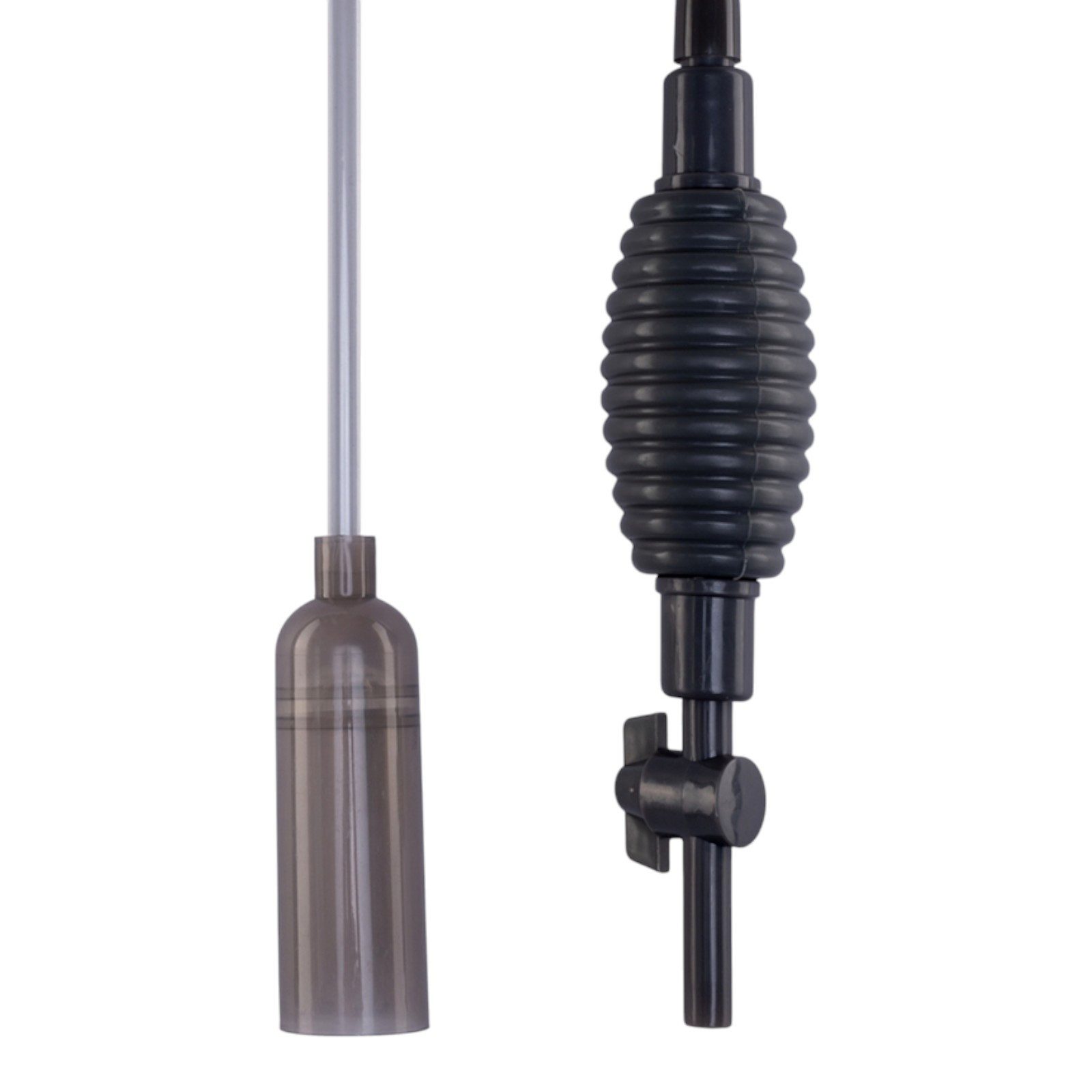 Petnova Schlammsauger Aquarium Mulmsauger mit Handpumpe & Ventil 1,8 m