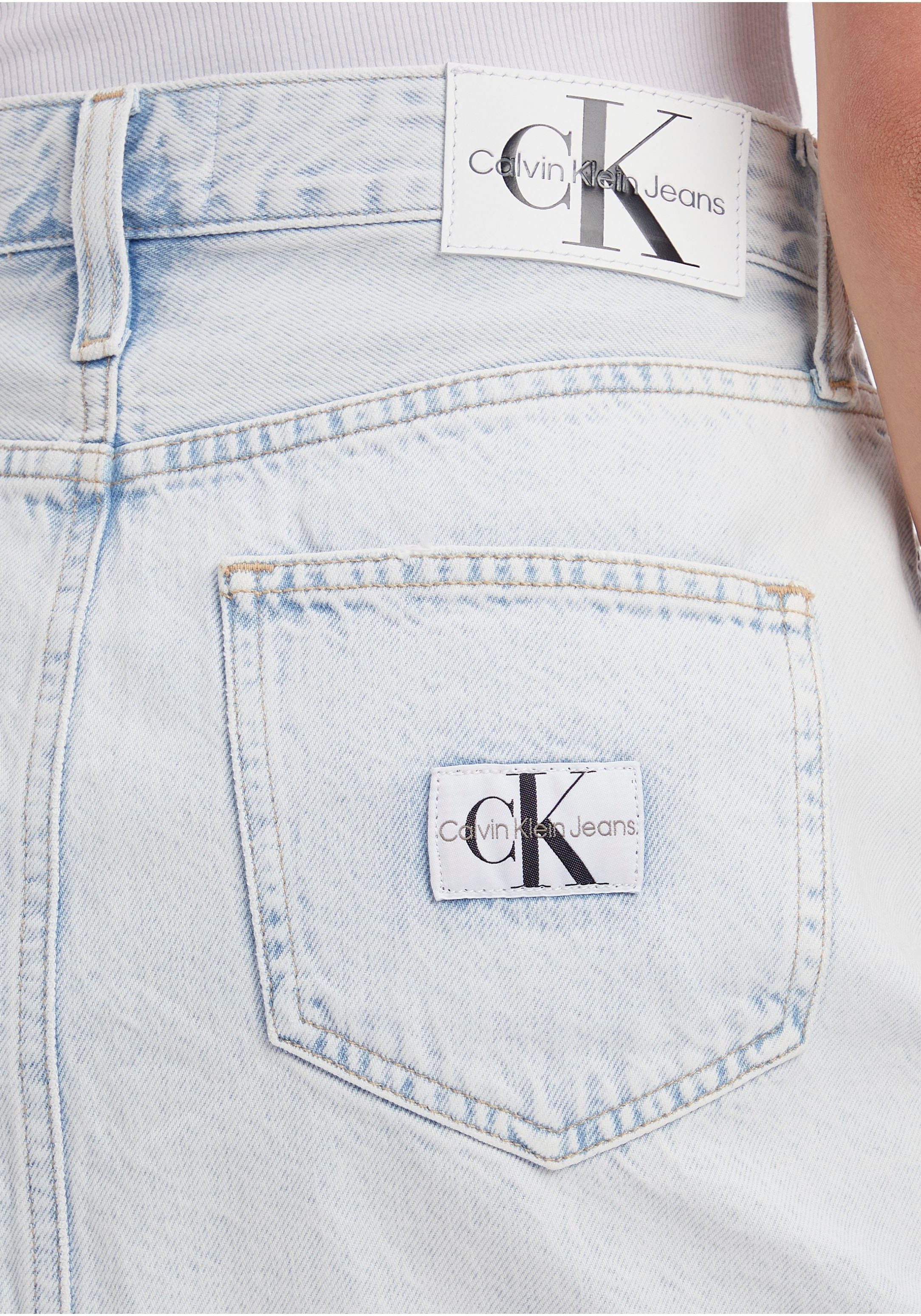 Calvin Klein Jeans Jeansrock 5-Pocket-Style im