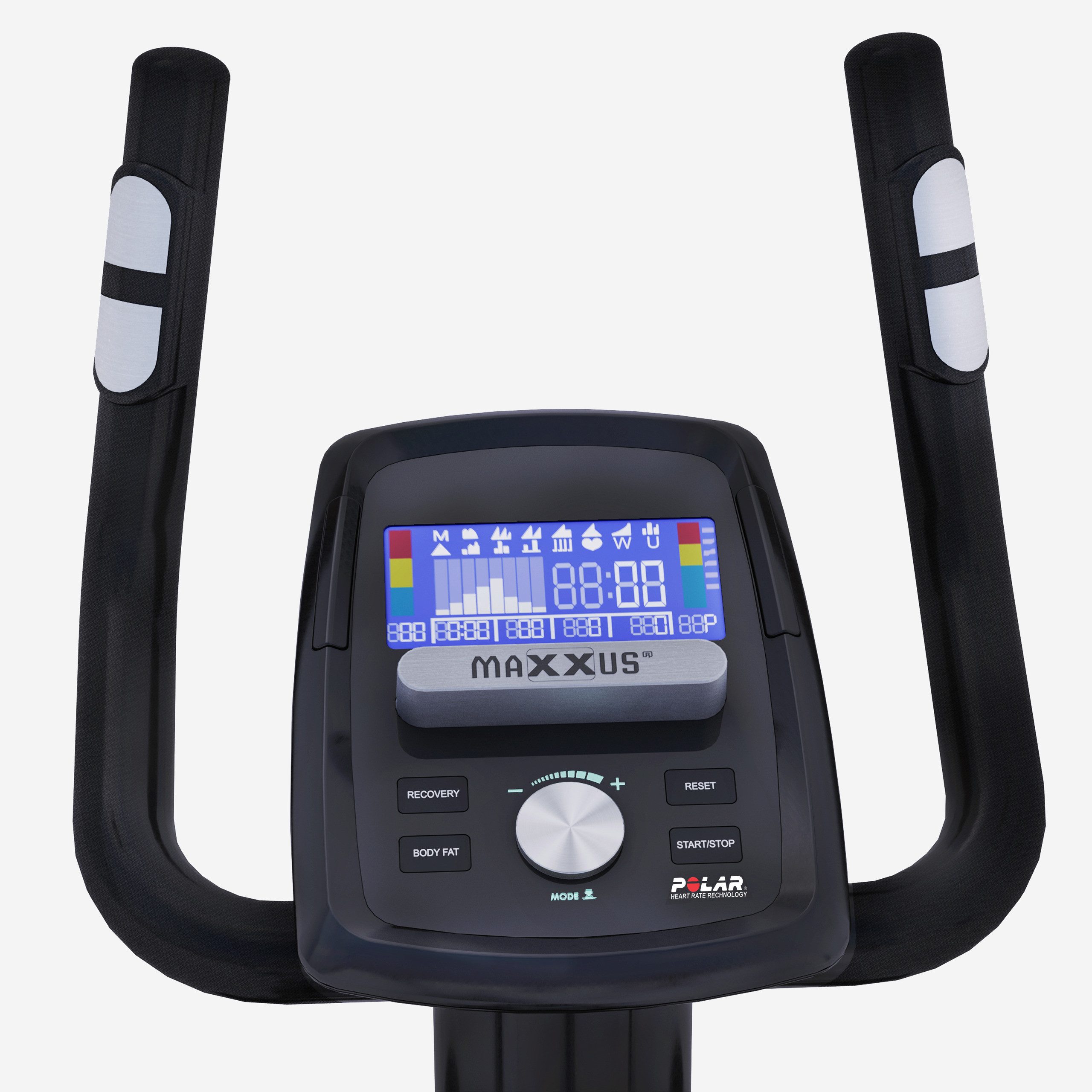 MAXXUS Crosstrainer CX 5.0 - Ellipsentrainer, Elliptisch Heimtrainer, 12 Programme (1-tlg), APP-Steurung, LCD Display, Bluetooth, Magnetbremssystem