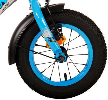 Volare Kinderfahrrad Kinderfahrrad Thombike für Jungen 12 Zoll Kinderrad in Schwarz Blau