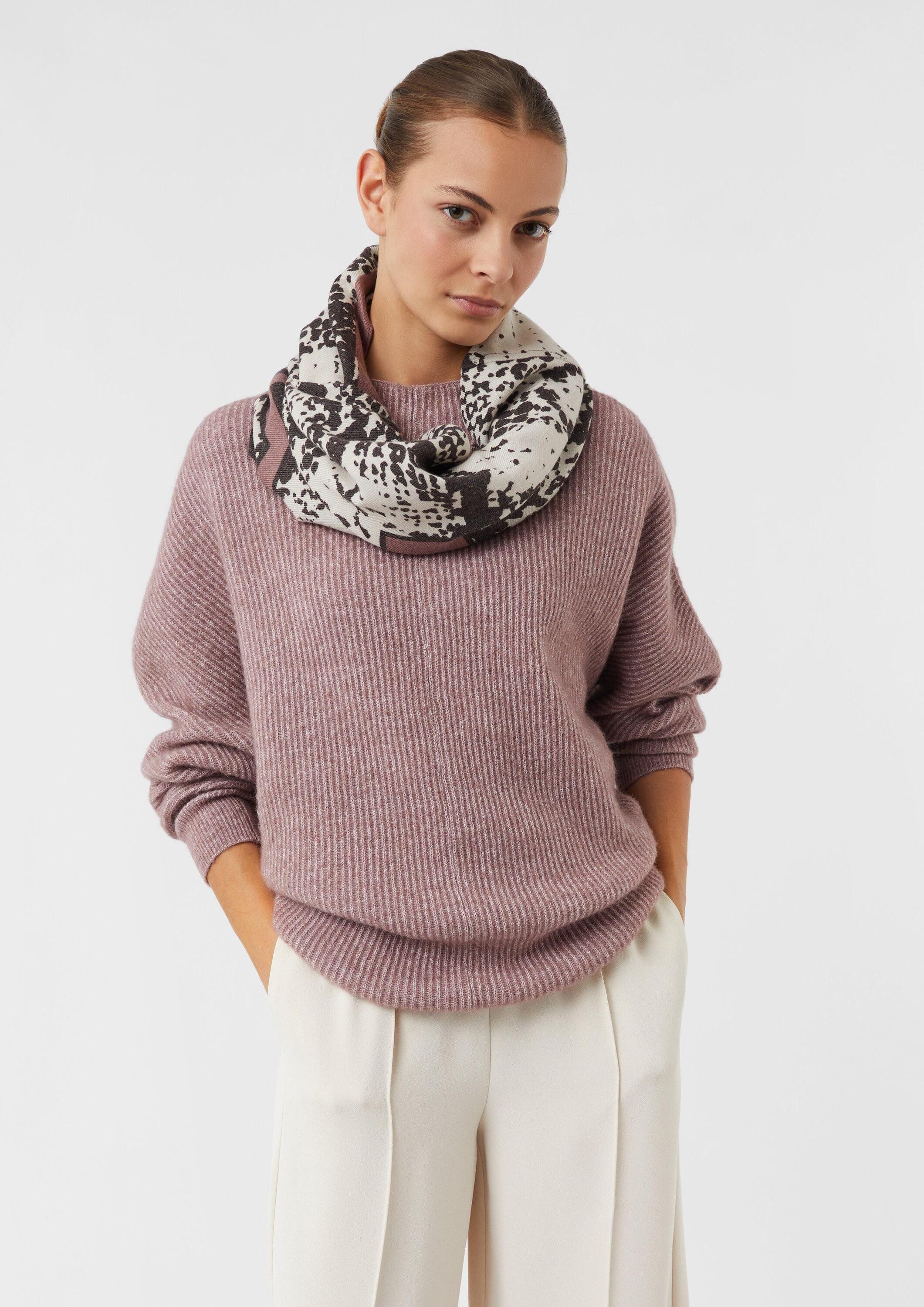 comma Loop Tuch, Gemusterter Loopschal aus günstig online kaufen