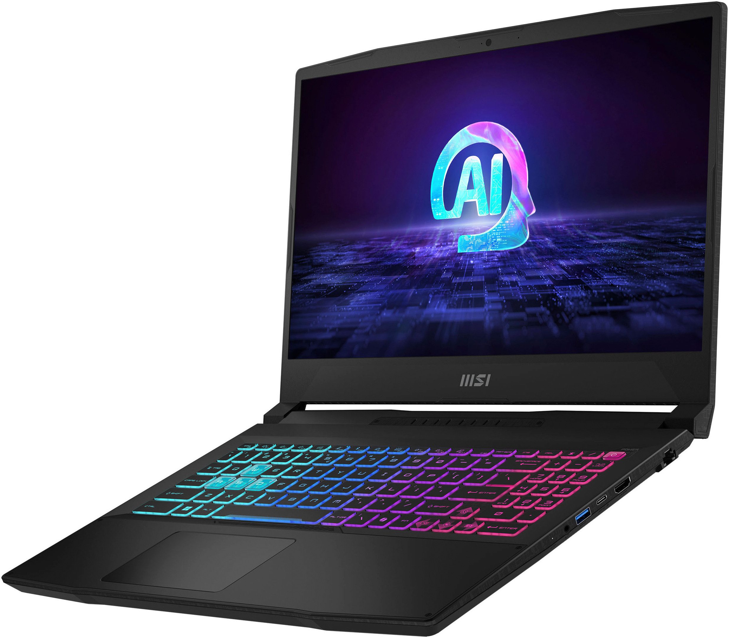 MSI Katana A15 AI B8VG-490 Gaming-Notebook (39,6 cm/15,6 Zoll, AMD Ryzen 9 8945HS, GeForce RTX 4070, 16 GB, 1000 GB SSD) – Bild 5 von 5