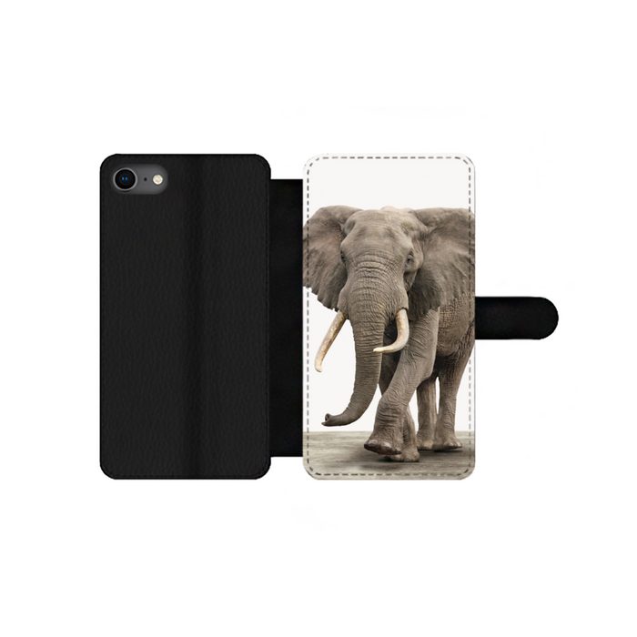 MuchoWow Handyhülle Elefant - Kinder - Tiere - Mädchen Handyhülle Telefonhülle Apple iPhone 8