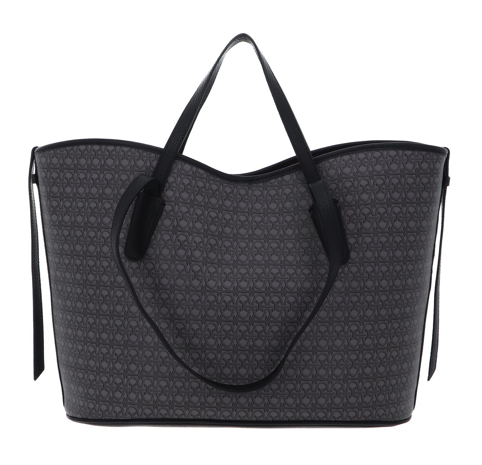COCCINELLE Shopper Shopper Coated Monogram, aus echtem Rindsleder