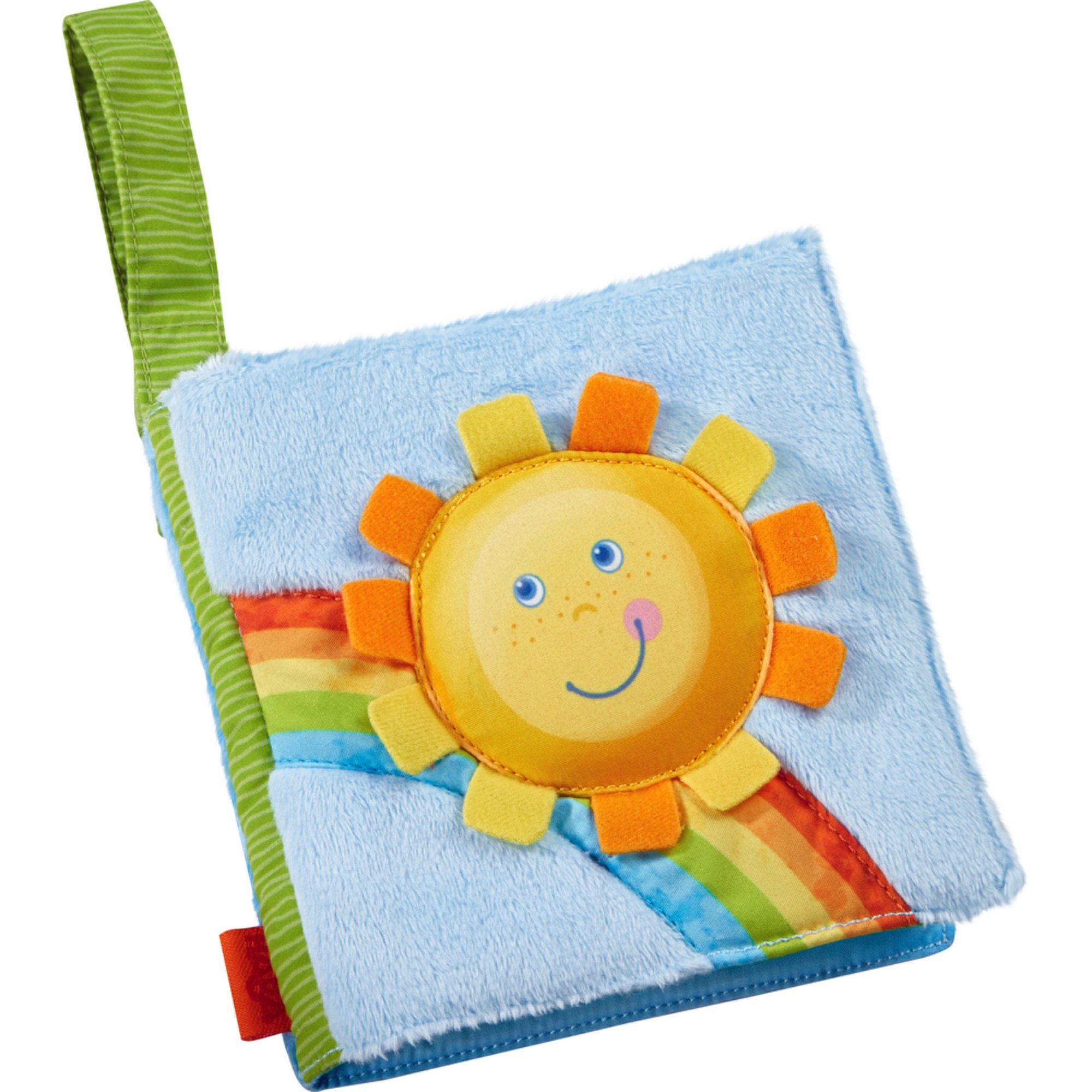 Haba Lernspielzeug HABA Stoffbuch Regenbogenwelt, Lernbuch