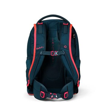 Satch Schulranzen Schulrucksack-Set PACK Pink Phantom 2-teilig (2-teilig), Laptop-Fach, Your-Size-System, Schulranzen