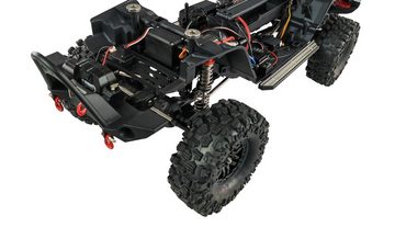 Amewi RC-Monstertruck Amewi AMXRock Crosstrail Crawler 4WD 1/10 RTR anthrazit-metallic