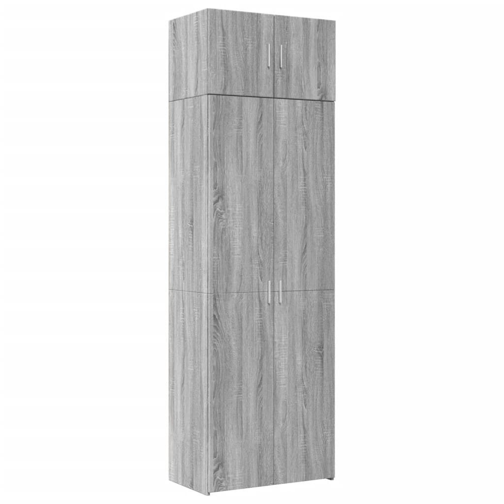 vidaXL Sideboard Hochschrank Grau Sonoma 70x42,5x225 günstig online kaufen
