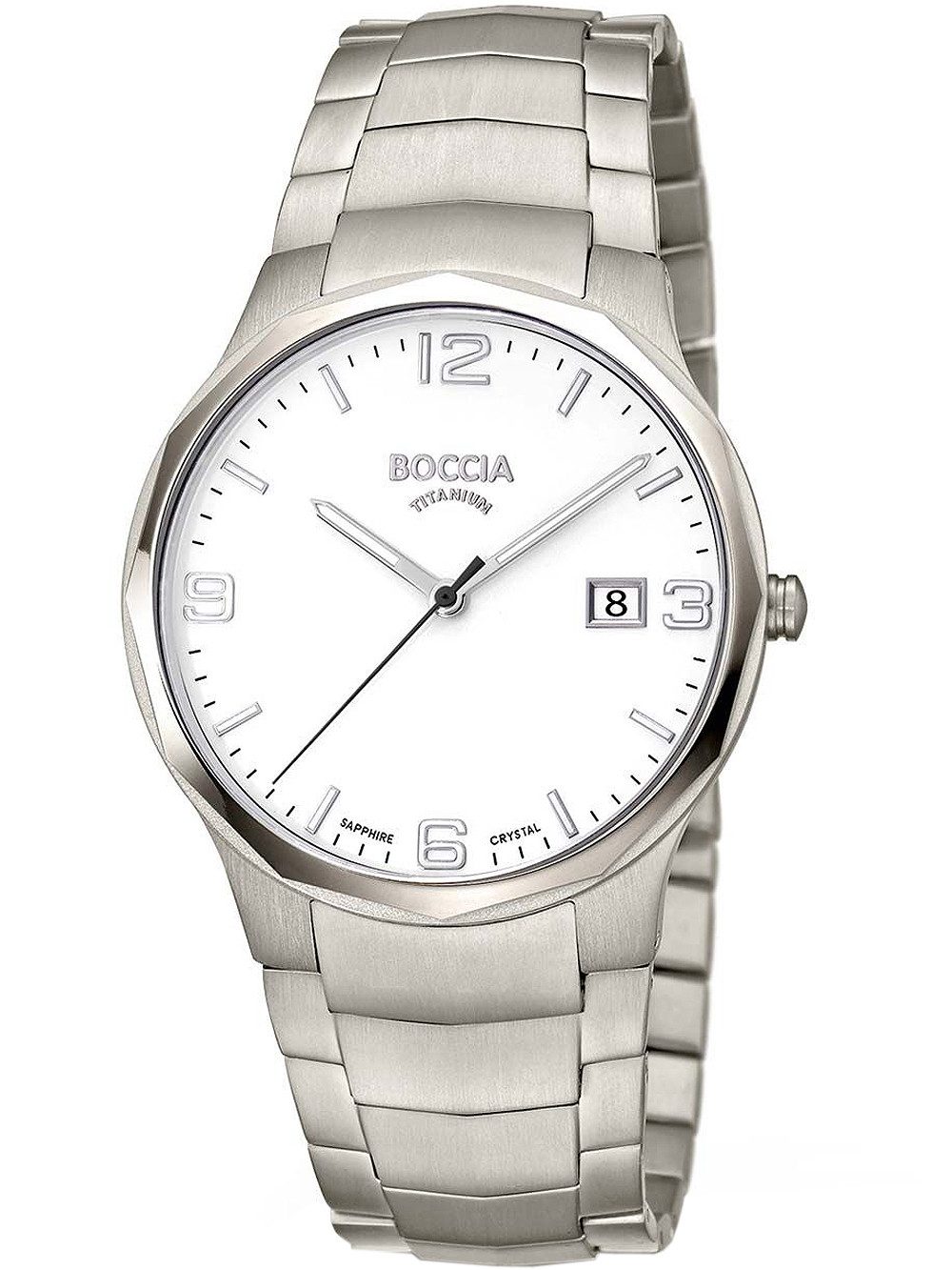 Quarzuhr Boccia 3656-01 Herrenuhr Titanium 39mm 5ATM Boccia 3656-01 Herrenuhr Titanium 39mm 5ATM