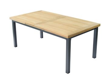 Green Spirit Gartentisch ausziebarer Gartentisch Bella, 183-243x100x75cm (Packung, 1-St), ausziebar auf 243 cm