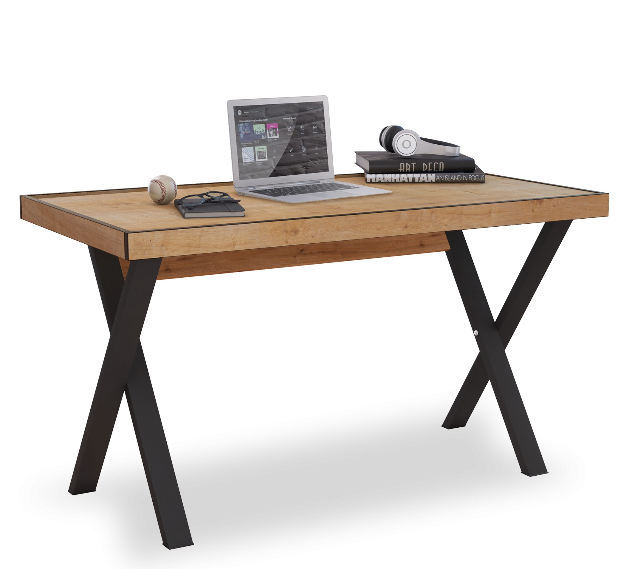 Möbel-Zeit Kindertisch Cilek LINE Schreibtisch, schwarz