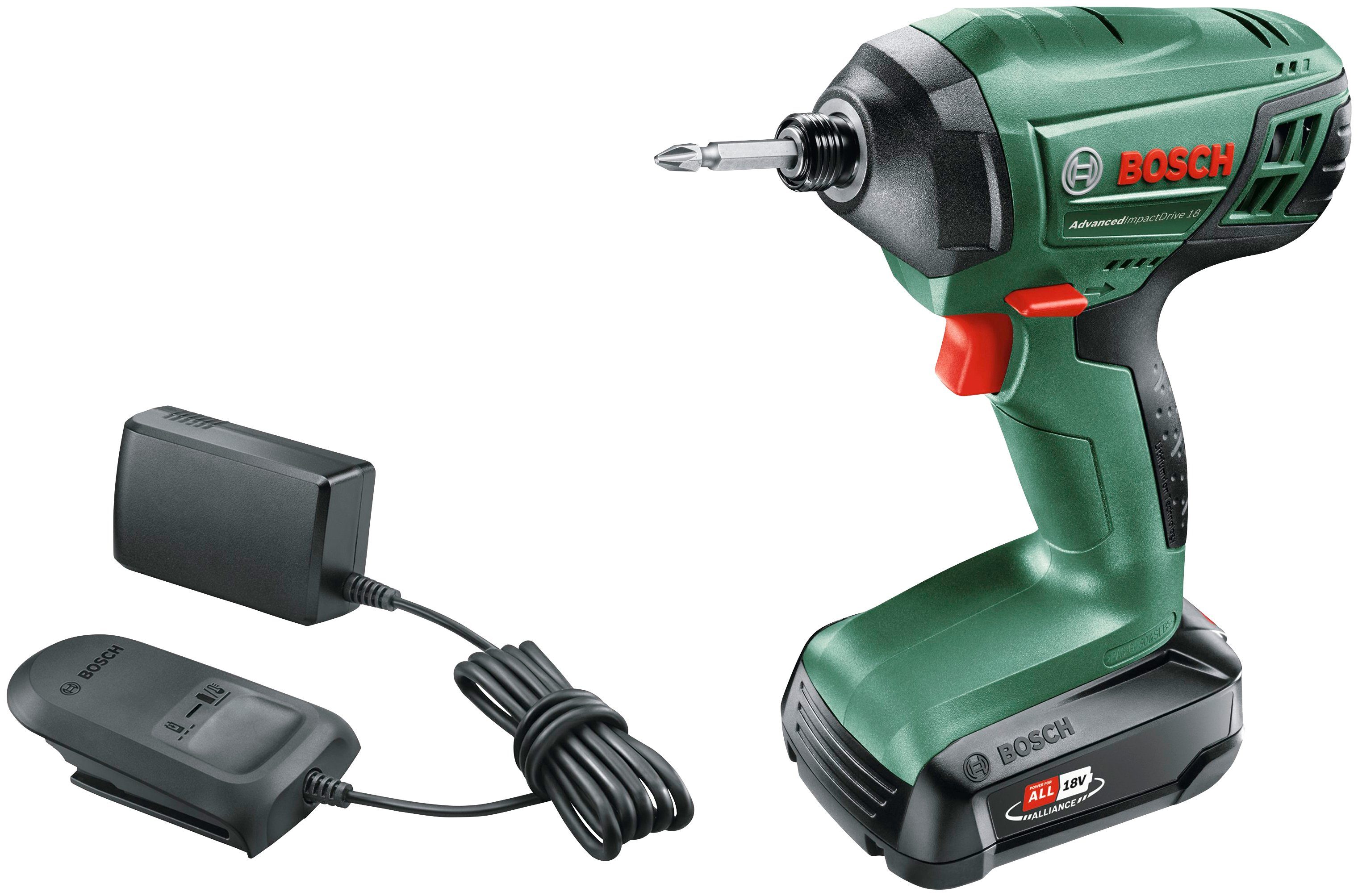 Bosch Home & Garden Akku-Schlagbohrschrauber AdvancedImpactDrive 18, max. 2600 U/min, (Set), inkl. Akku und Ladegerät