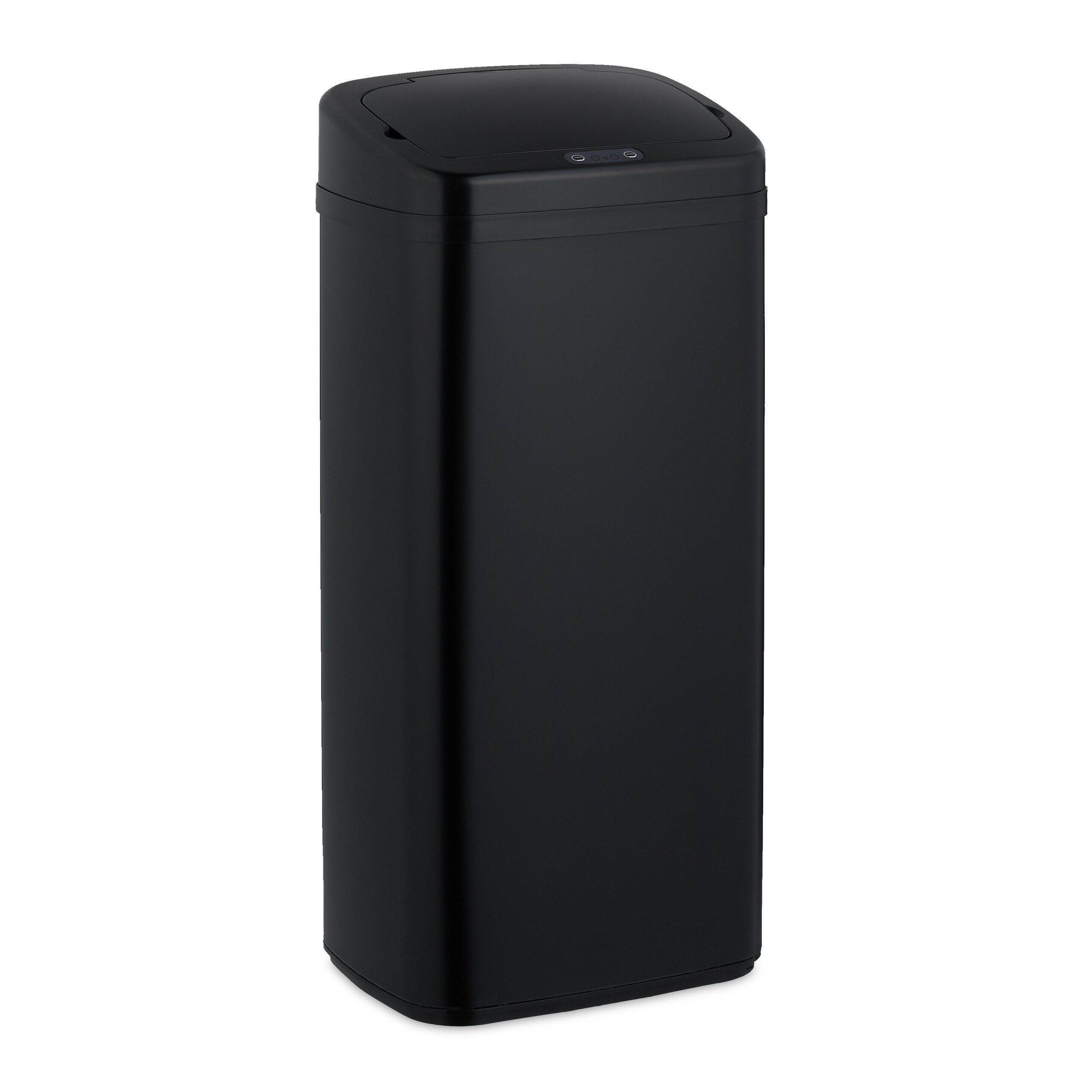 relaxdays Mülleimer Schwarzer Mülleimer mit Sensor, 40 L