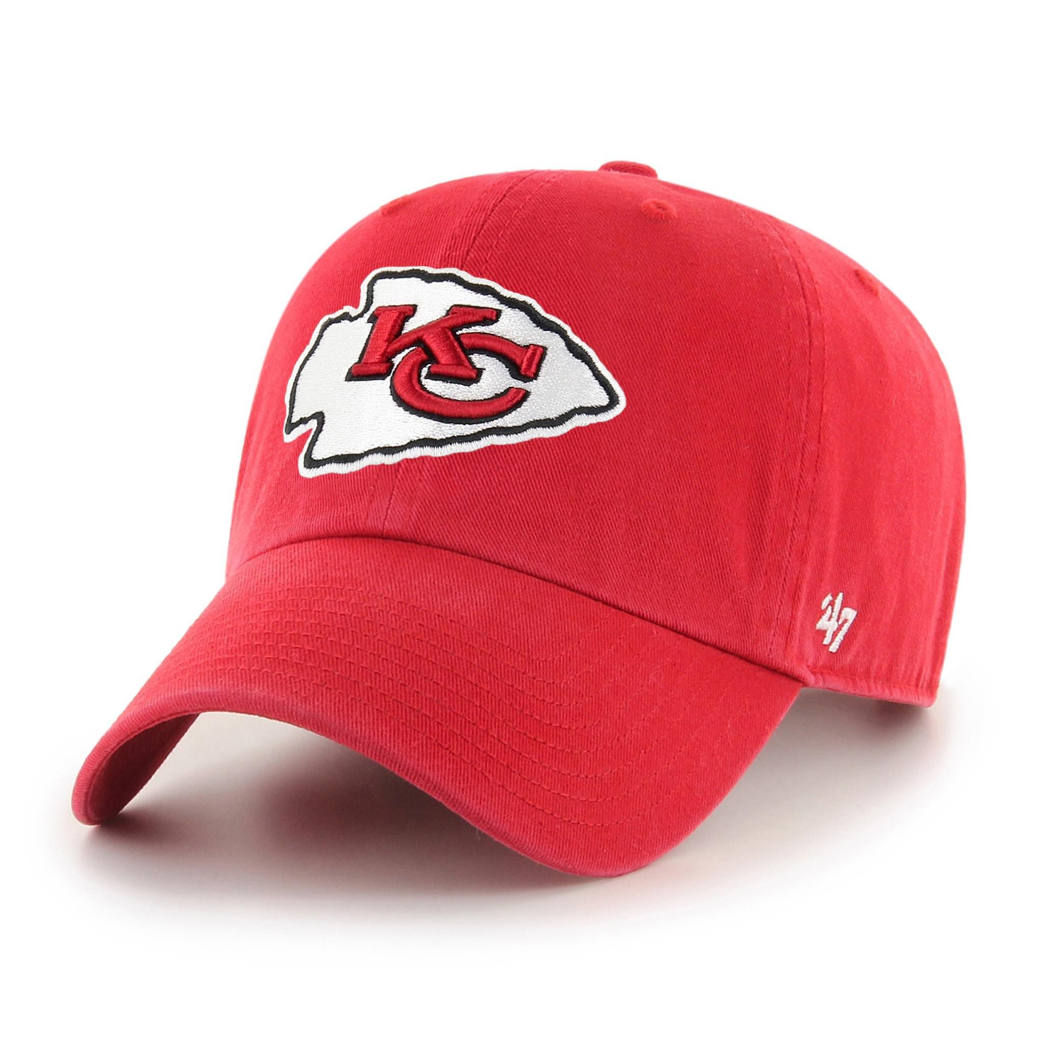 '47 Brand Baseball Cap '47 Brand NFL Cap Kansas City Chiefs '47 CLEAN UP (Basecap, Basecap, Clean Up Cap) Used-Look (Garment Wash)