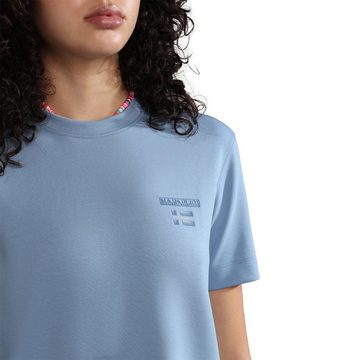 Napapijri Shirtkleid NP0A4GXN Damen T-Shirtkleid J-Ruca mit Logoprint auf der Brust