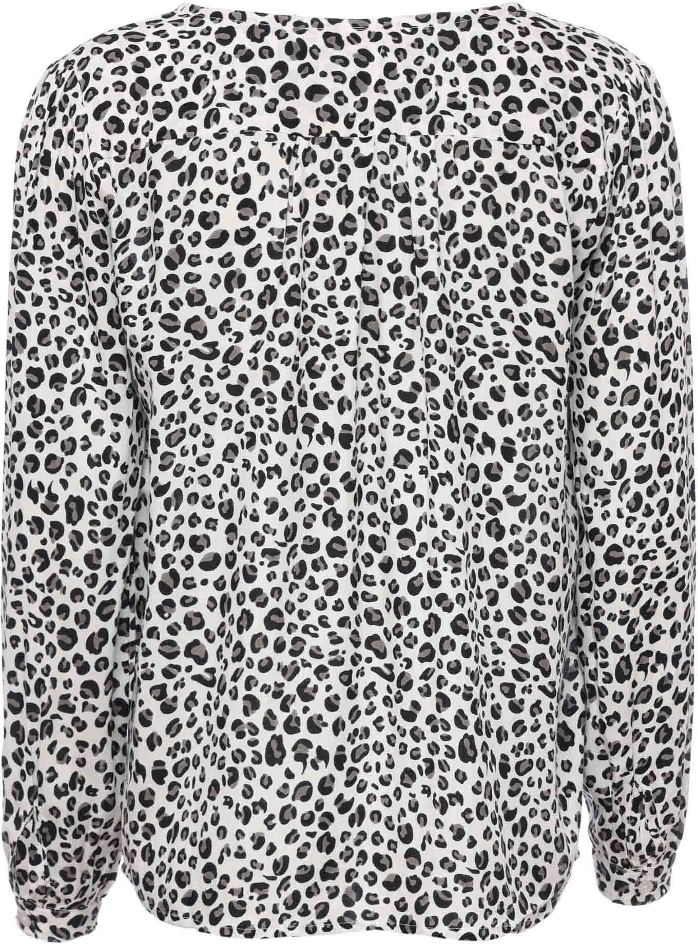 Zwillingsherz Schlupfbluse Animal Print