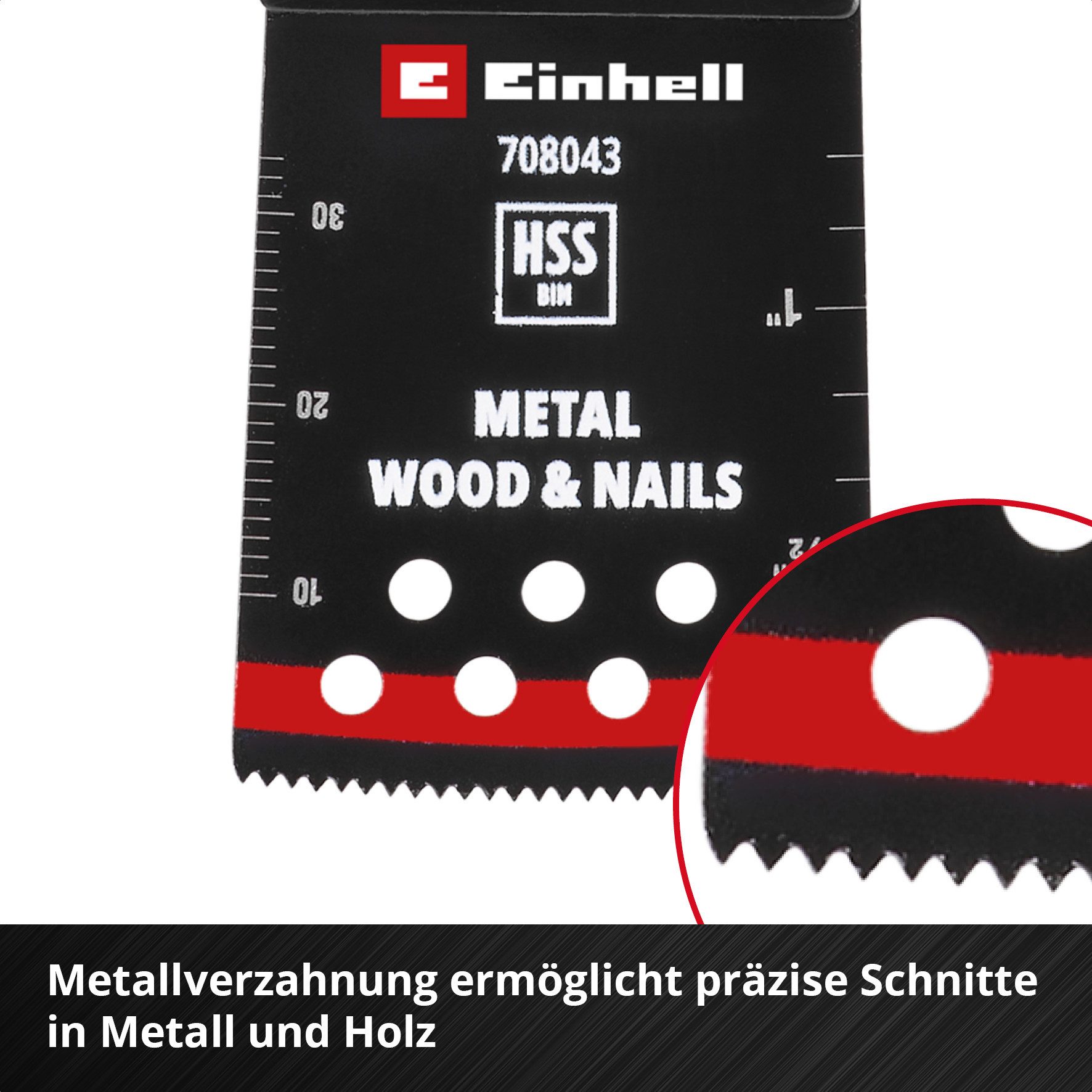 Einhell Sägeblatt Original Einhell Tauchsägeblatt aus Bi-Metall für Metall- und Holzbear, Original Einhell Tauchsägeblatt aus Bi-Metall für Metall- und Holzbear