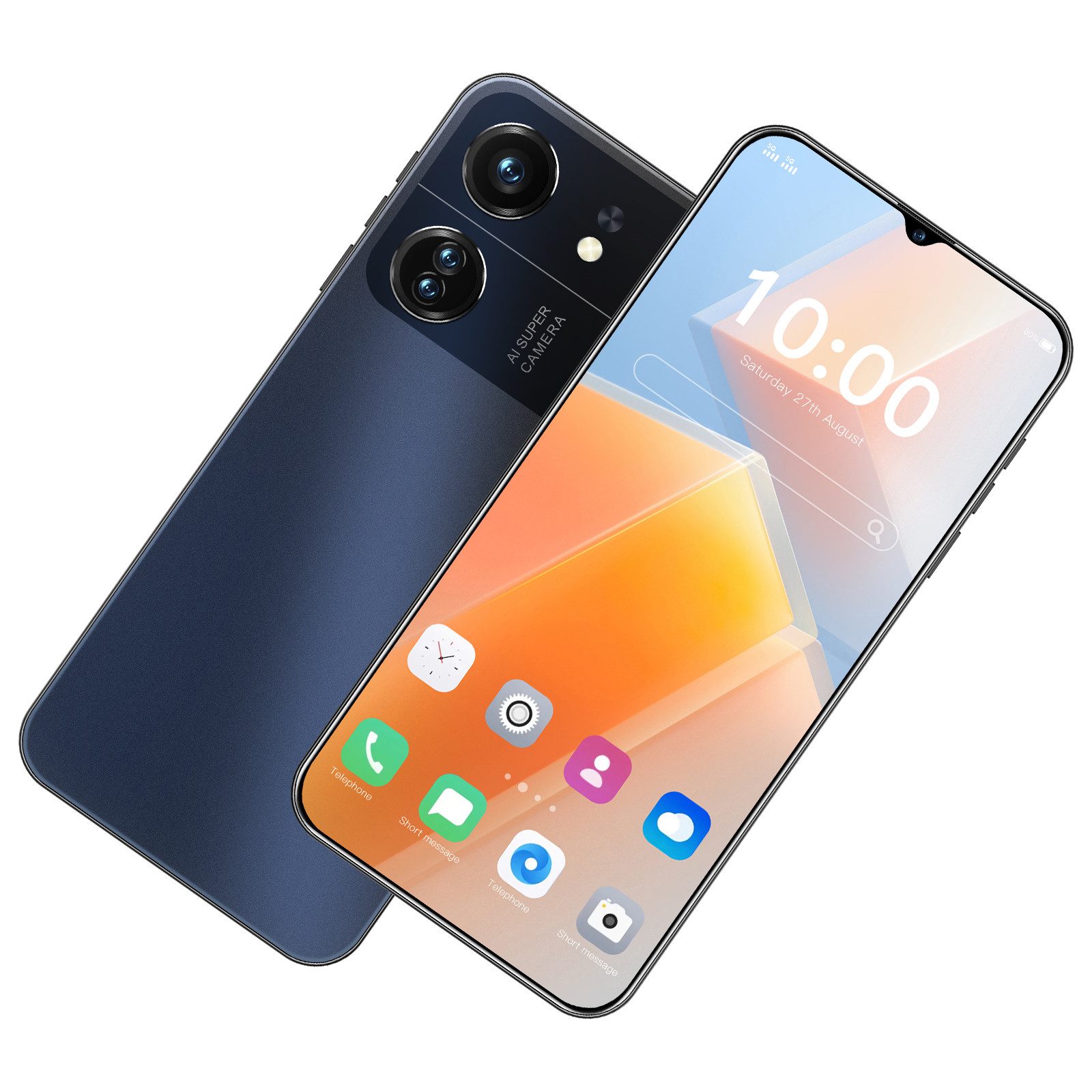 Fine Life Pro 6,28-Zoll-Multifunktions-Smartphone - HD-Bildschirm, starke Leistung Handy (6.28 Zoll, Kompatibilität: Prüfen Sie, ob Ihre SIM-Karte unterstützt)