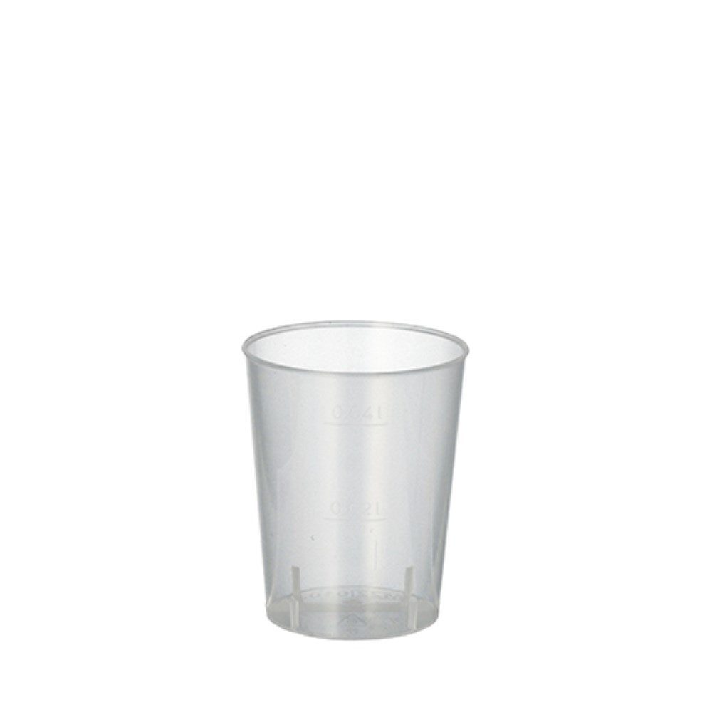Starpak Becher 50 Mehrweg-Gläser für Schnaps PP 4 cl Ø 4,3 cm · 5,2 cm