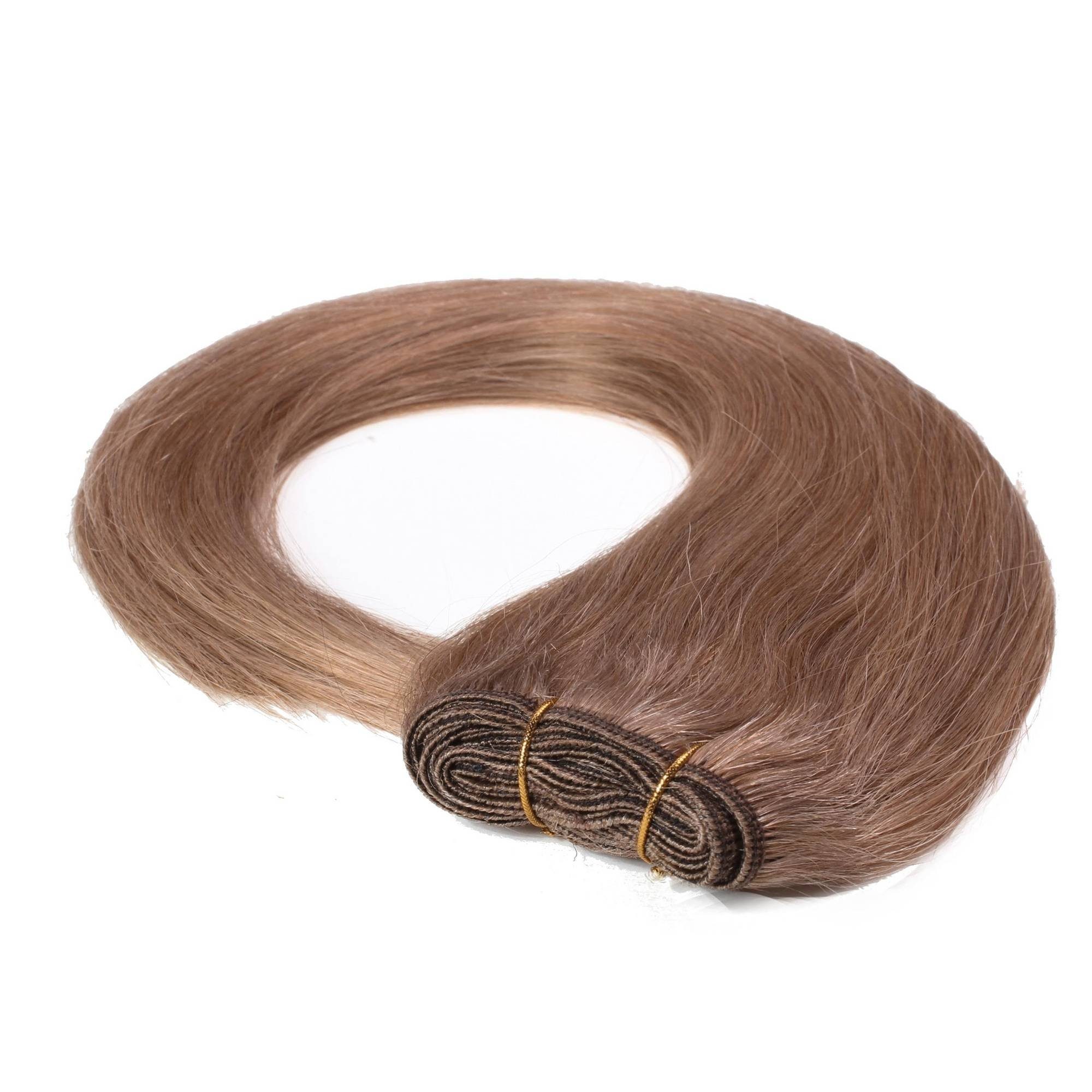 Echthaar-Extension Glatte Gold-Asch #10/31 40cm Echthaartresse Hell-Lichtblond hair2heart